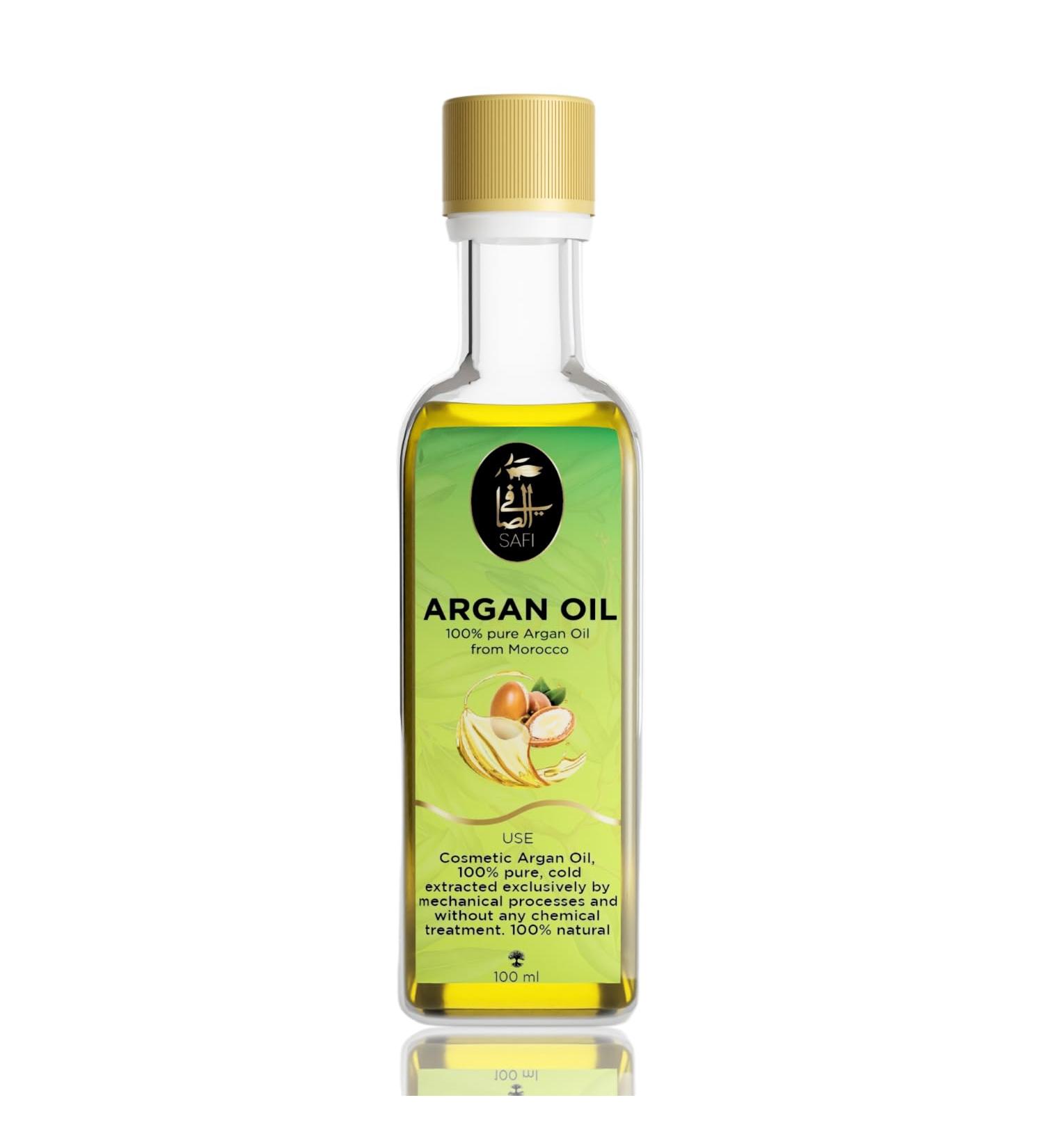 100% Pure Argan Oil - Cold Pressed Organic Moroccan Oil for Hair Skin & Face | Moisturizer for Dry & Damaged Hair & Skin - 3.3 fl oz - Buy Online on GoSupps.com