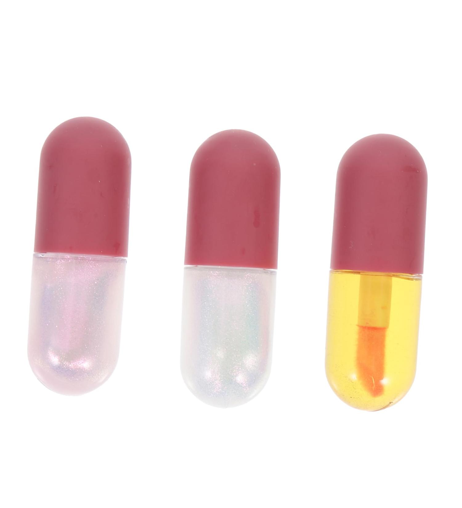 HEATSHAKING 3Pcs Pearl Shimmer Moisturizing Lip Gloss Set Color-Changing Lip Oils for Day and Night Makeup Hydrating Lipsticks for Skin Types - Buy Online on GoSupps.com