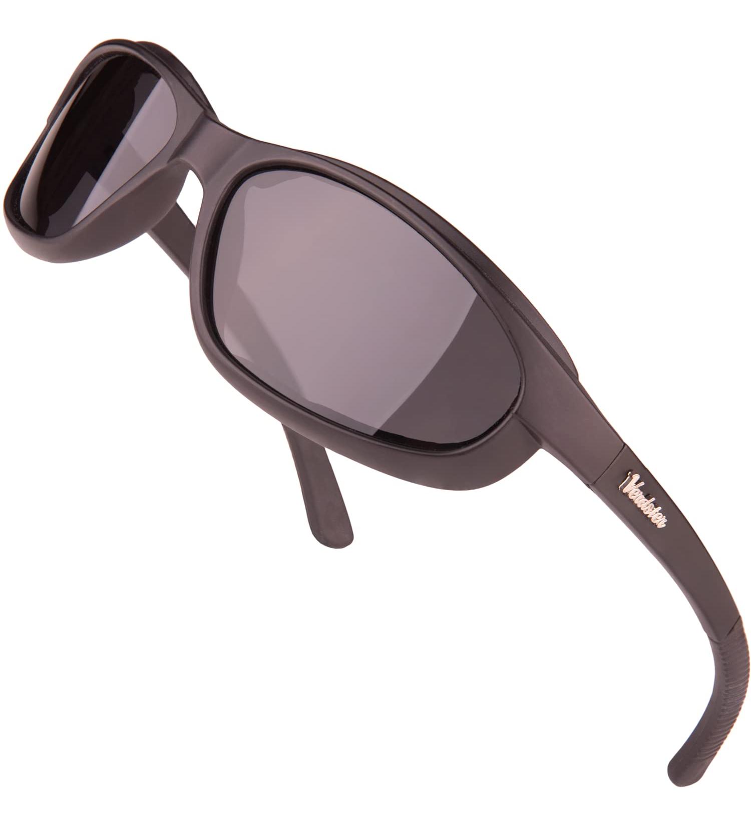 Verdster Polarized Sunglasses for Men & Women | Sports Bicycle Glasses | MTB Motorcycle Airdam Black - Buy Online on GoSupps.com