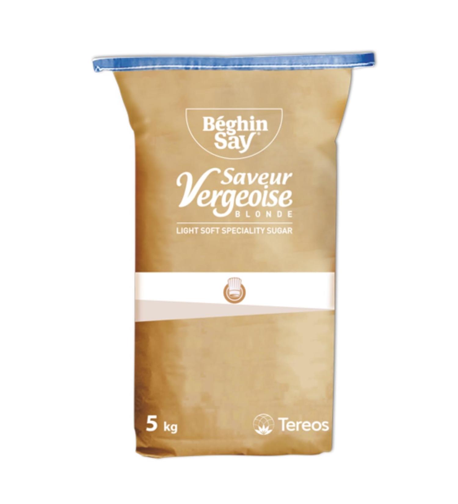 Beghin Say Sugar Flavour Vergeoise Blonde 5 kg/Bag - Offers of 1, 2, 3 and 4 Bags - Free Shipping to France (4 Bags)