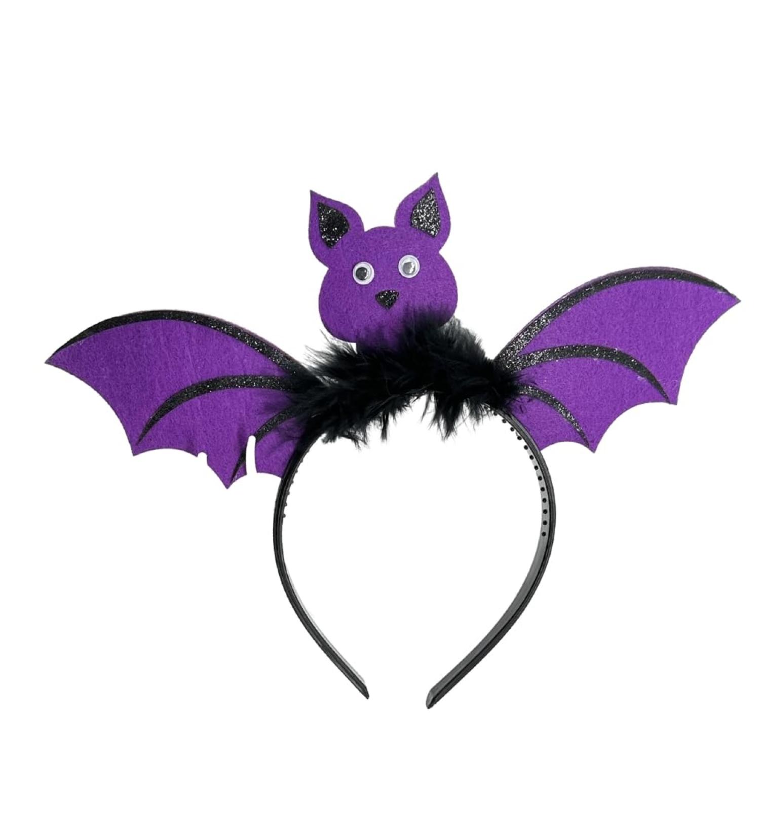hgnxa Adult Kids Cartoon Bat Wing Shape Headband Woman SPA Hair Hoop Makeup Halloween Taking Photos Christmas Party Headpiece Purple - Buy Online on GoSupps.com