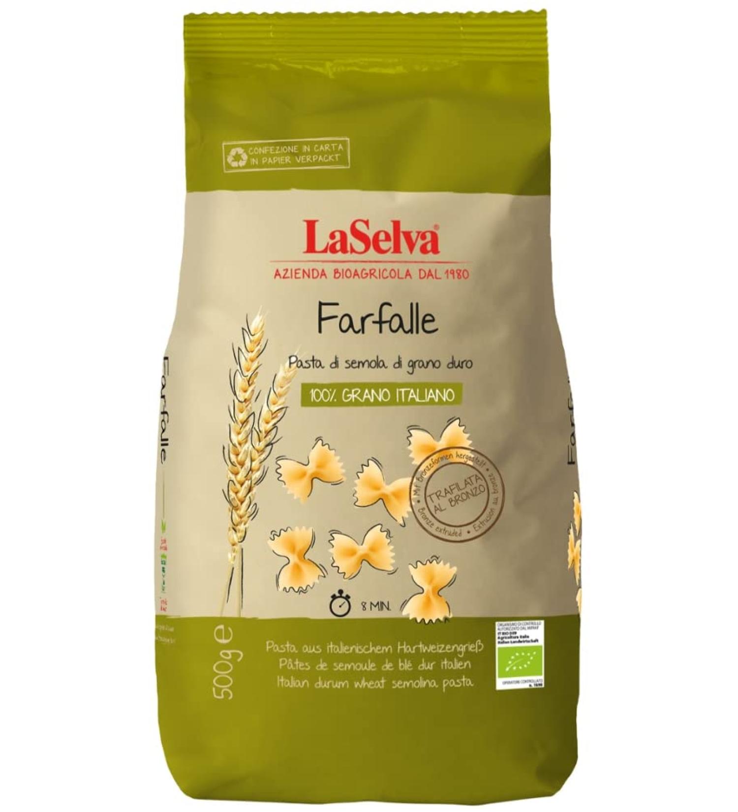 LaSelva LaSelva organic claire farfalle 500 g