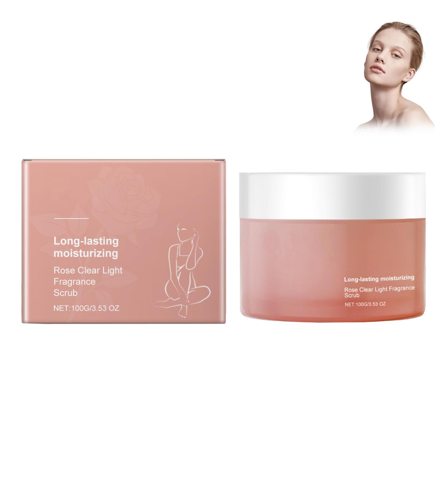 Clear facial peeling cream shower peeling organics facial peeling brightening peeling natural body scrub facial peeling cream for supple skin skin care pink Ros 1 g 1er Pack - Buy Online on GoSupps.com