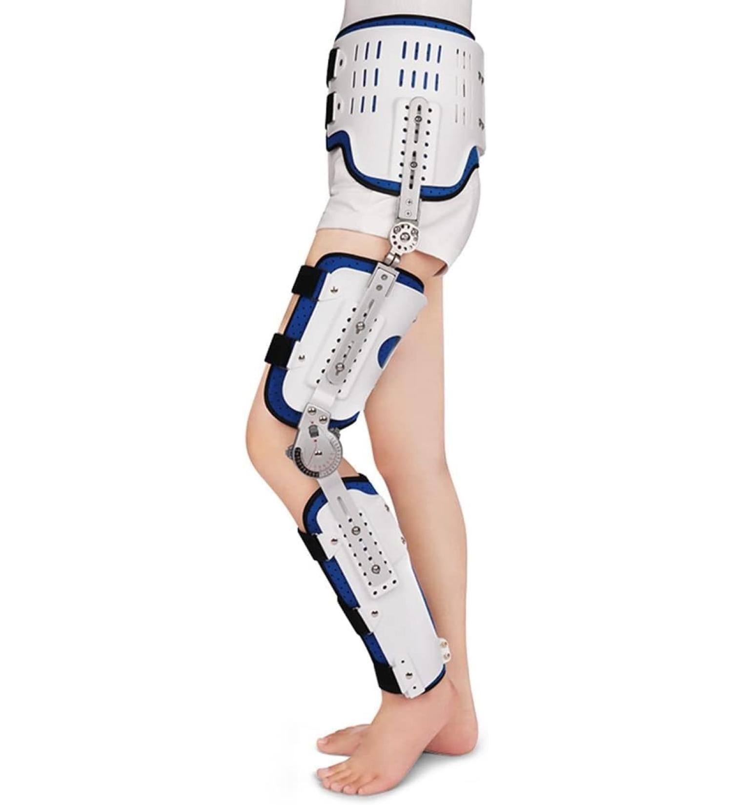 Shop Knee Support Brace & Articulated Leg Protector | Fracture Fixation Splint - Left Color - Buy Online on GoSupps.com