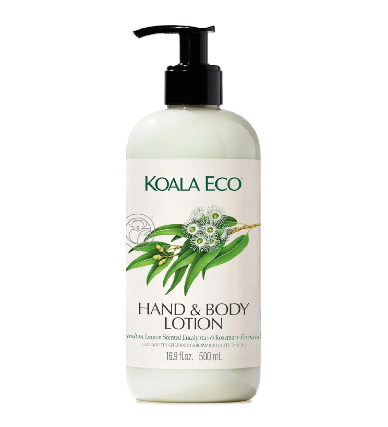 Koala Eco Lotion- with Australian Lemon Scented Eucalyptus & Rosemary Essential Oil - 16oz