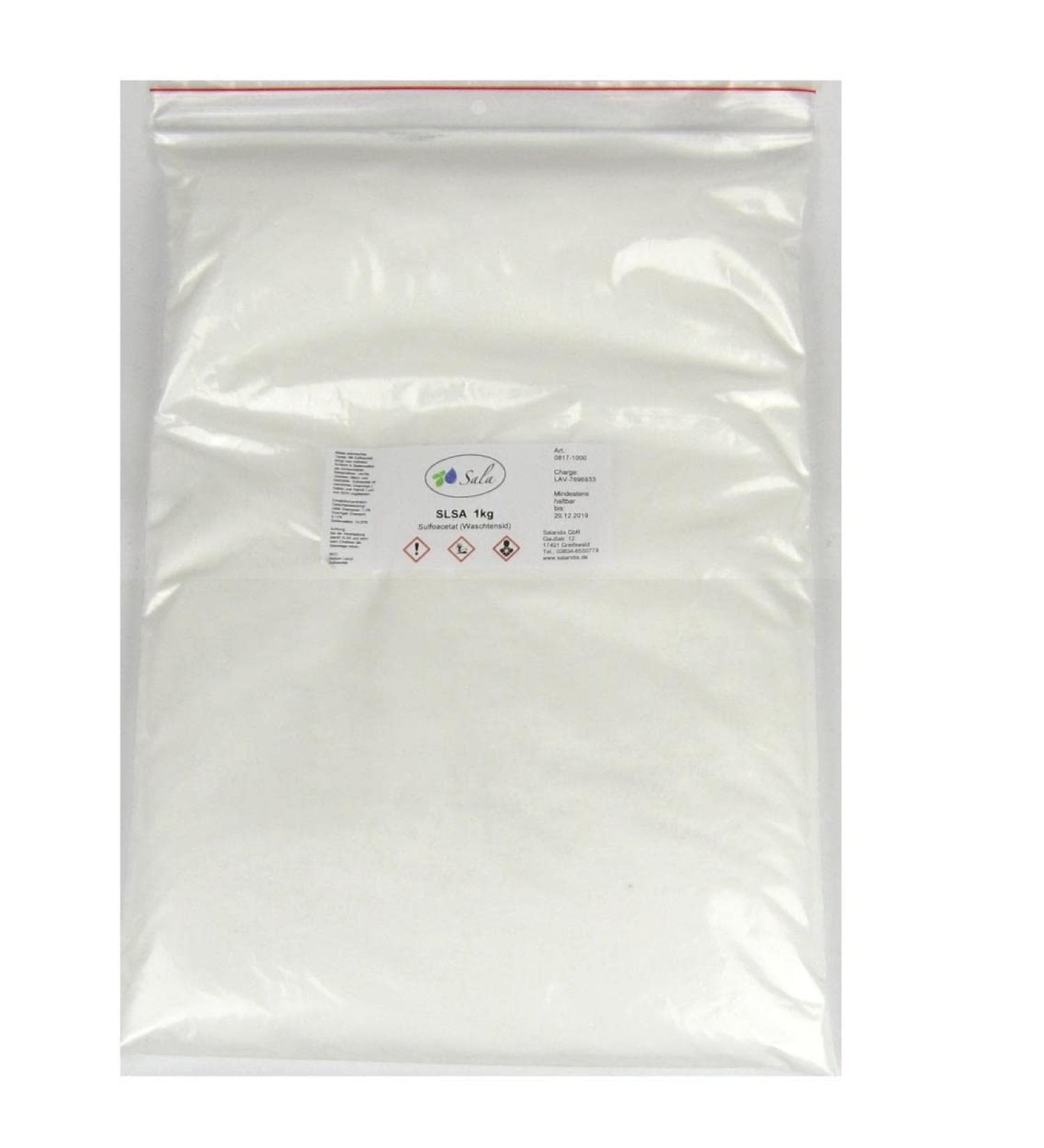 Buy SALA SLSA Sulfoacetate Sodium Lauryl Sulfoacetate 1kg - Premium Quality for International Shipping - Buy Online on GoSupps.com