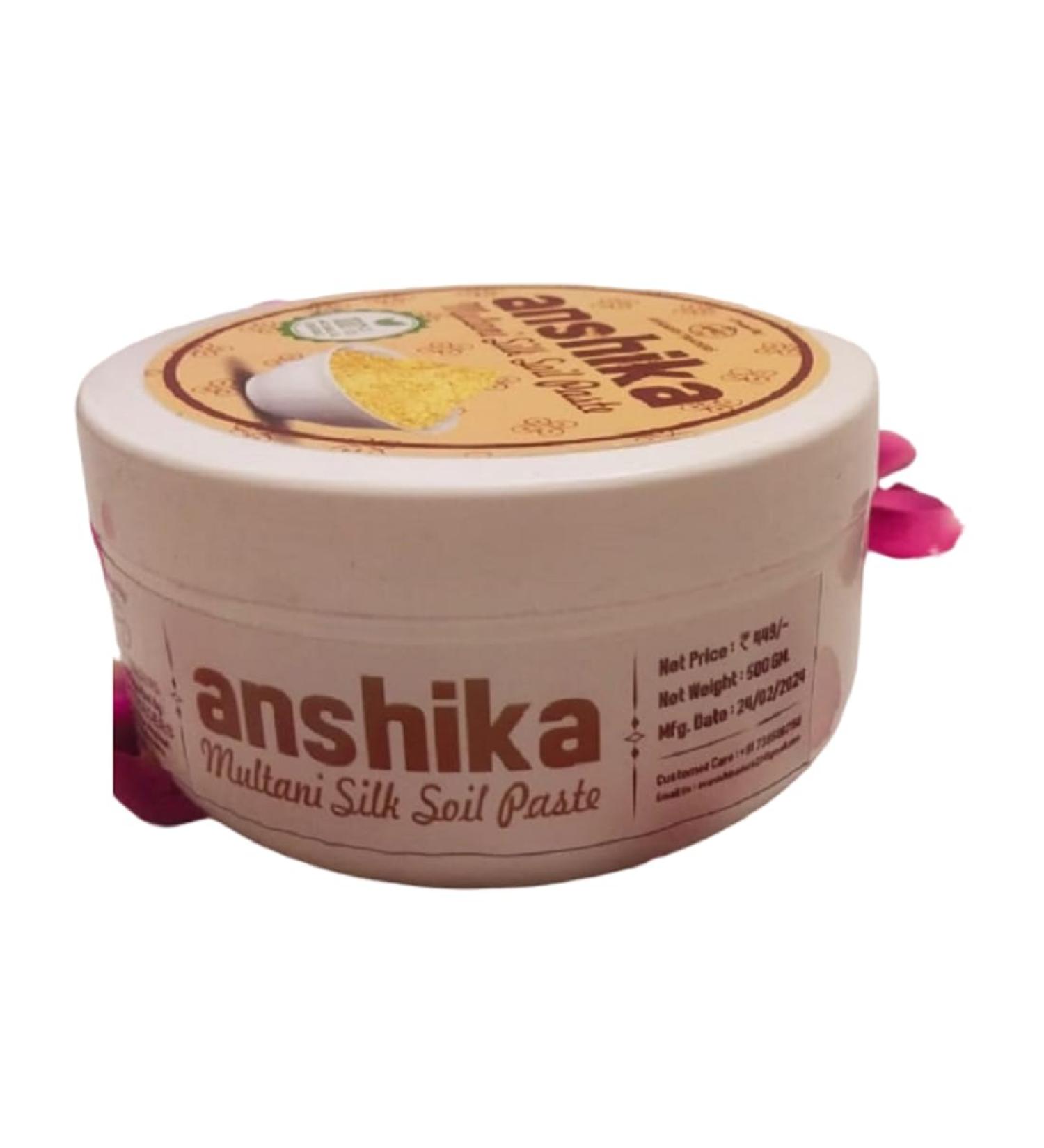 Buy Multani Mitti Silk Soil Facial Paste - Natural Skin Regenerator for Body & Face (100g) - Best Organic Face Mask - Buy Online on GoSupps.com