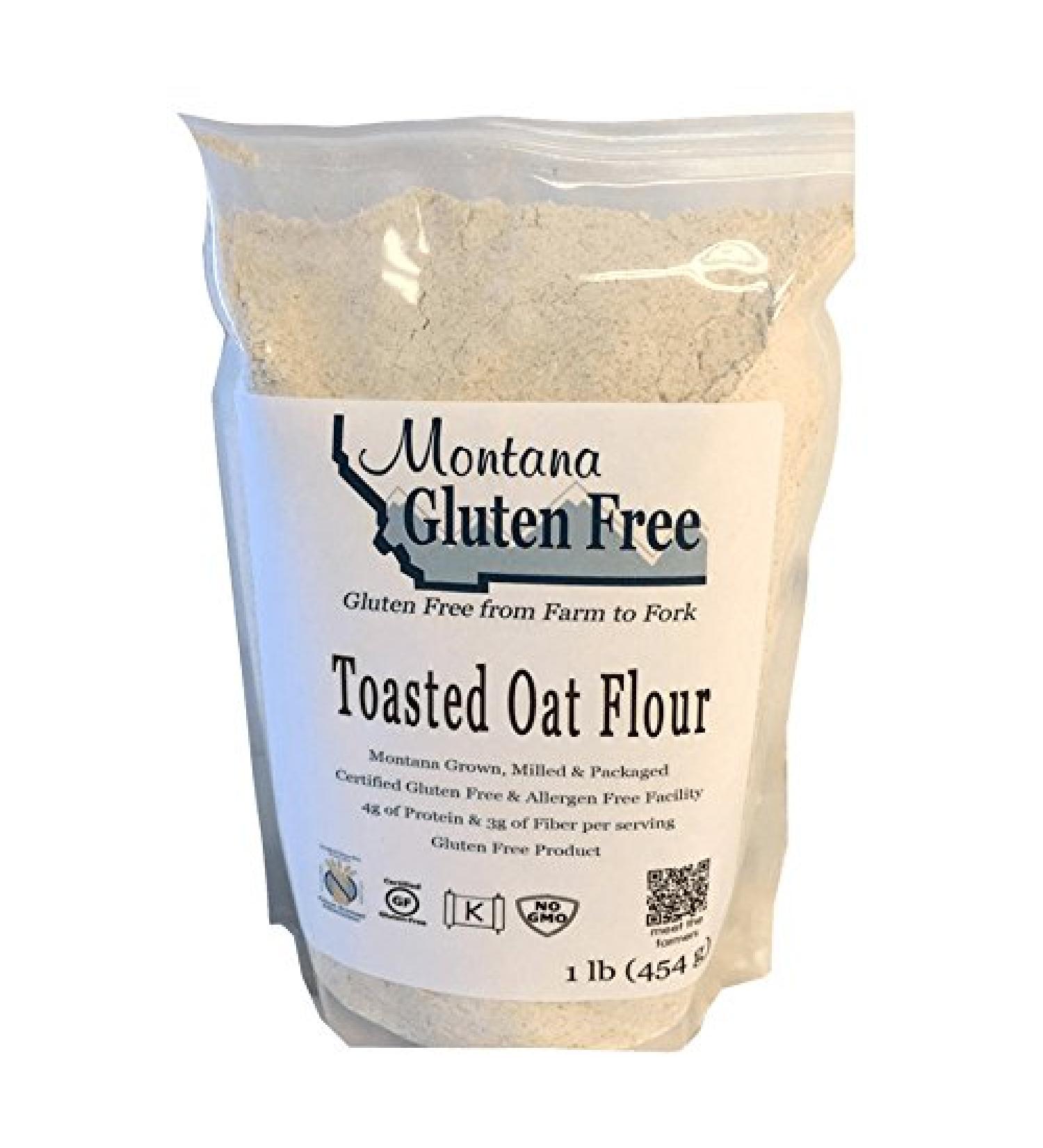 Gluten Free Toasted Oat Flour - 2 1lb bags - Buy Online on GoSupps.com