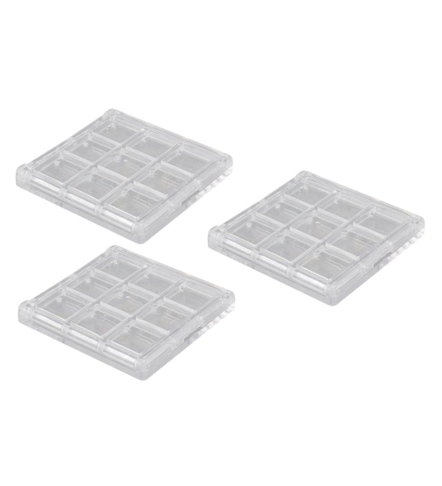  SOESFOUFU 9-Compartment Eyeshadow Case with Lipstick and Makeup Compartment for Travel Storage - Buy Online on GoSupps.com