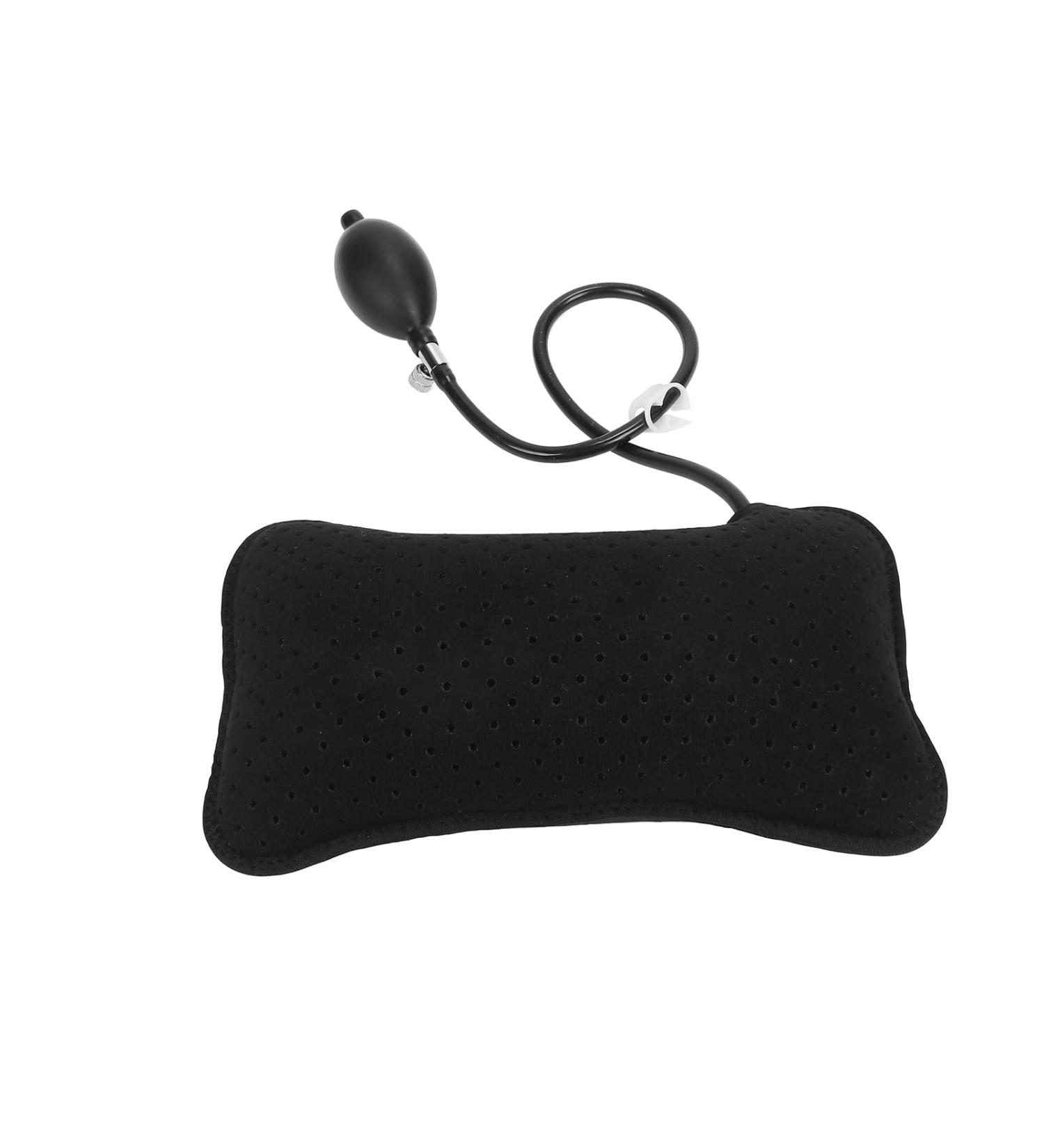 Inflatable Lumbar Support Pillow Washable Breathable Portable Firm Lumbar Support Pillow Low Back Support with Pump Lower Back Supports Cushion for Car Office Chair - Buy Online on GoSupps.com
