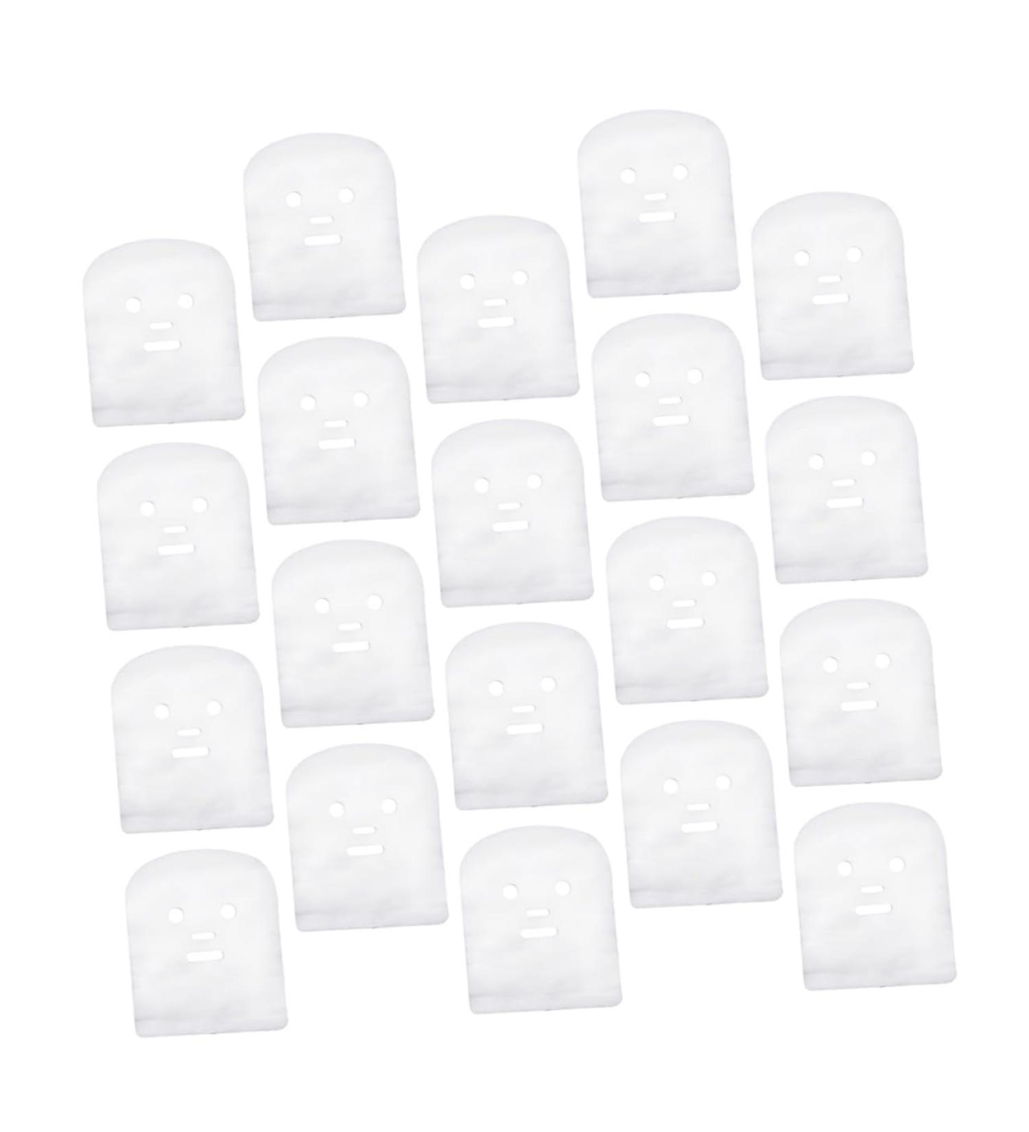 POPETPOP 100 pi ces Lot de Masques Faciaux en Tissu Pr -d coup s Hydratants et Respirants Couvrant le Visage pour Soins Beaut et Spa - Buy Online on GoSupps.com
