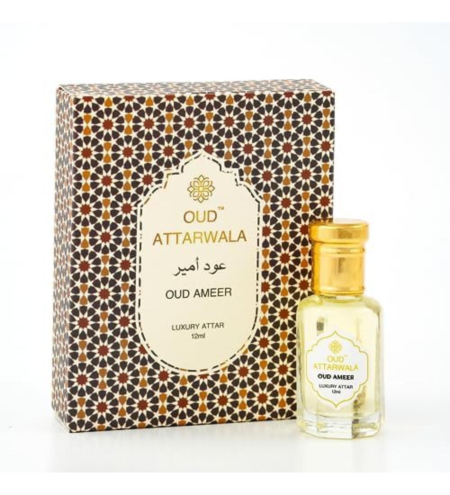 prime craft Oud Ameer Attar (12ml) | Long Lasting Roll On Attar | Alcohol Free Perfume Oil | Authentic Arabic Fragrance Oil (Unisex) - Buy Online on GoSupps.com