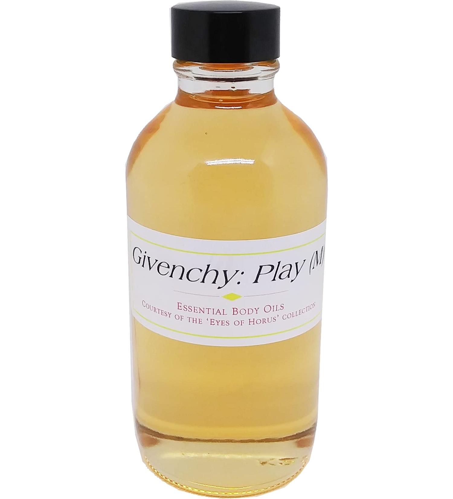 Gevinchi: Play - Type For Men Scented Body Oil Fragrance Regular Cap - Light Gold - 4 oz. - ID#23927 4 Fl Oz (Pack of 1)