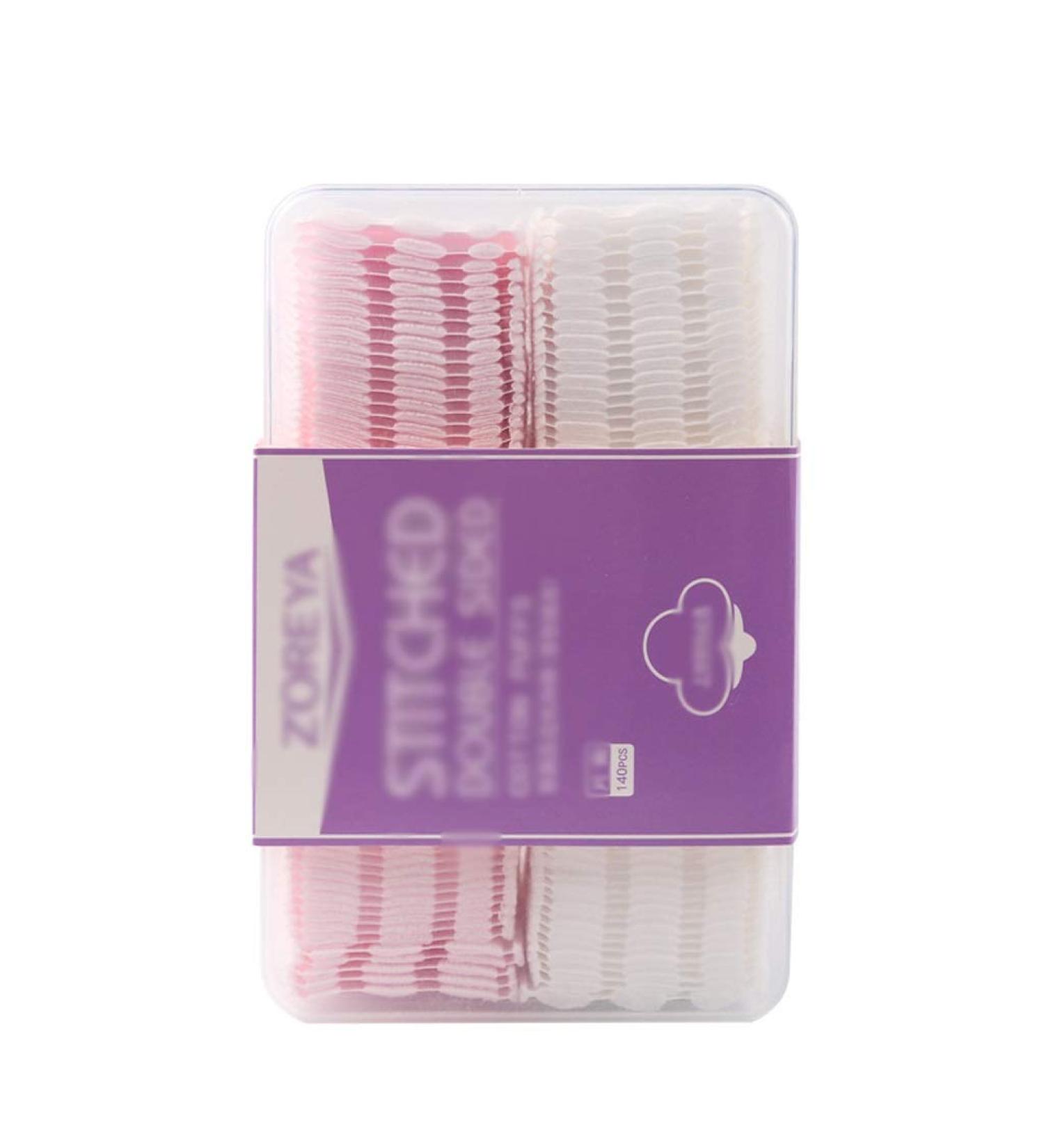 Portable Cleansing Cotton Hot Cosmetics Facial Cotton Pad Cosmetic Puff Organic Cotton Swab Box Eye Cleaning Pad Combination Installed 140PCS Soft Comfortable (Color : White or Pink) - Buy Online on GoSupps.com