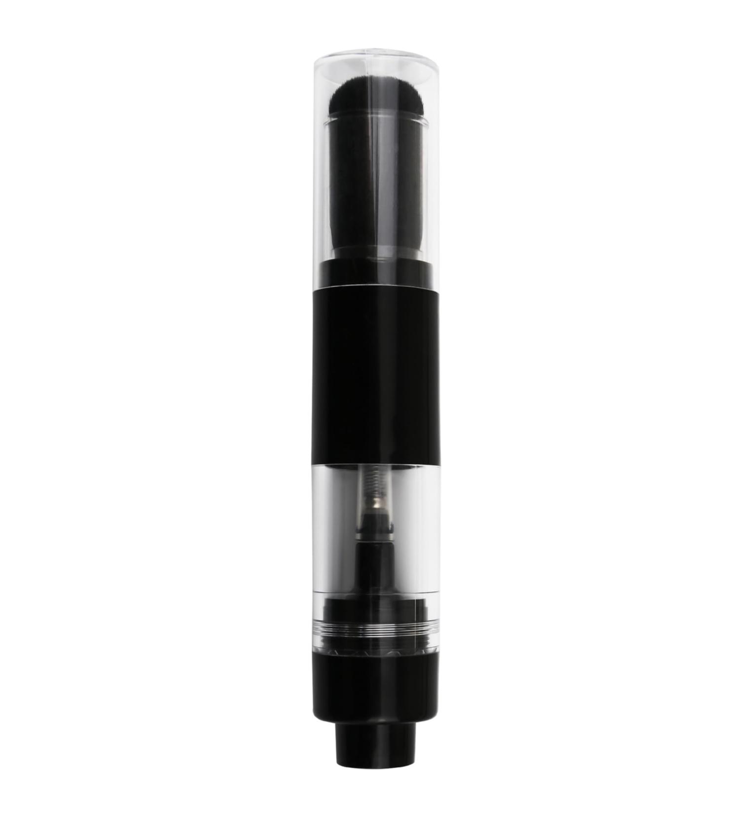 2-in-1 Retractable Makeup Brush with Refillable Loose Powder Bottle Manual Press Automatic Makeup Brushes for Highlight Contour Blush Powder Refillable Powder Brush - Buy Online on GoSupps.com