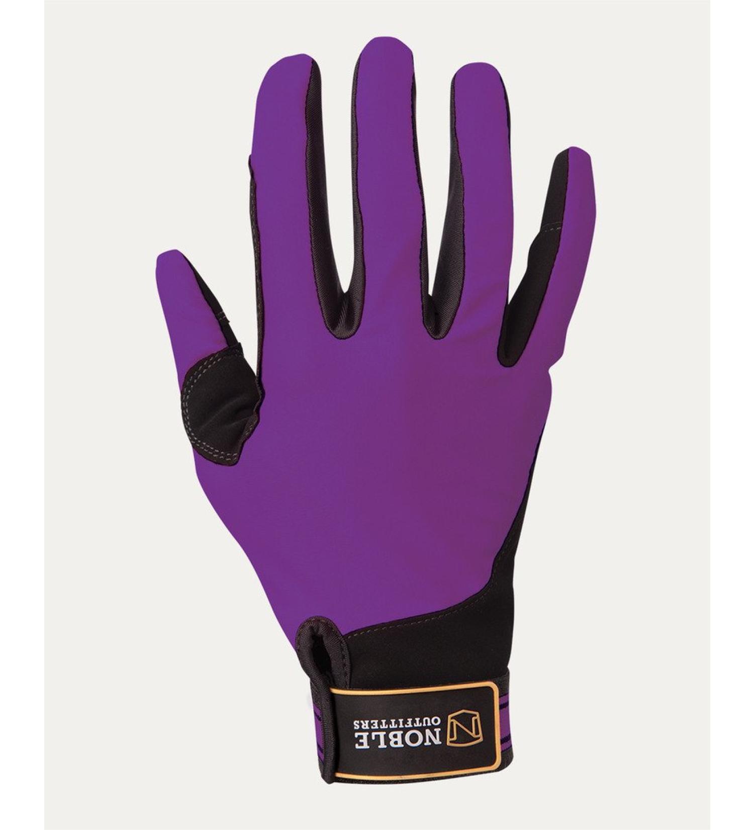 Noble Outfitters Perfect Fit Riding Gloves Blackberry 9
