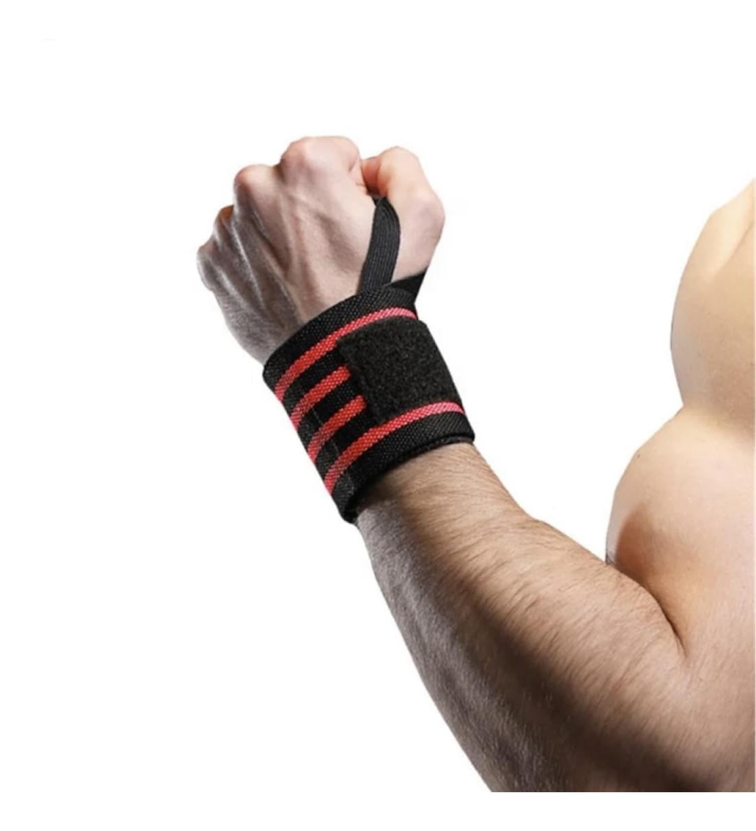 Noble Sports Professional Wrist Bandages - Extra Strong Support for Strength Training Bodybuilding and CrossFit | Ideal Fitness Wristwear for Optimal Performance - Buy Online on GoSupps.com