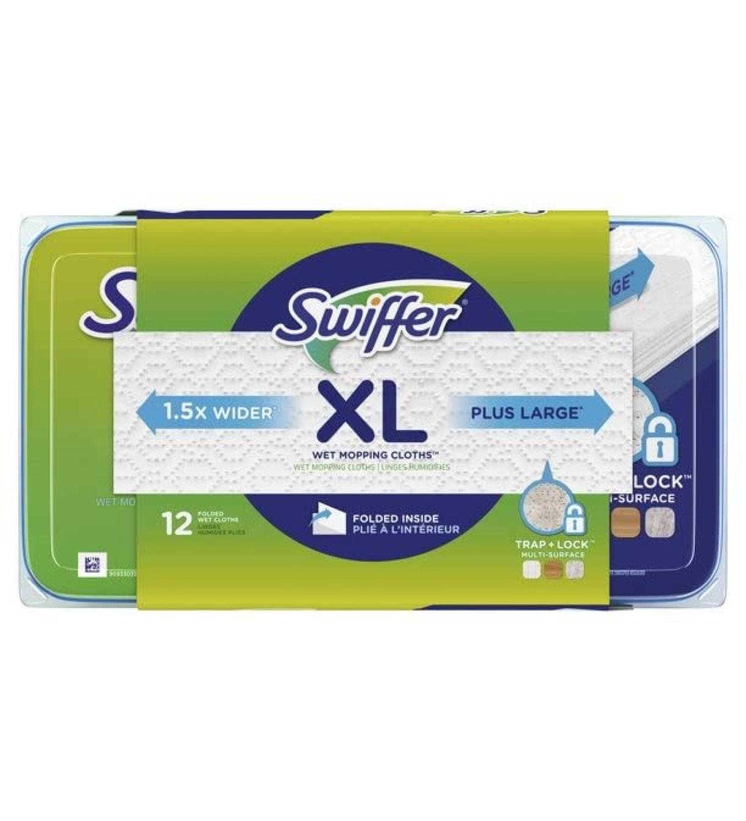 Swiffer Sweeper XL Wet Pad Refills - Open Window Fresh - 12 Ct (Pack of 2) - Buy Online on GoSupps.com