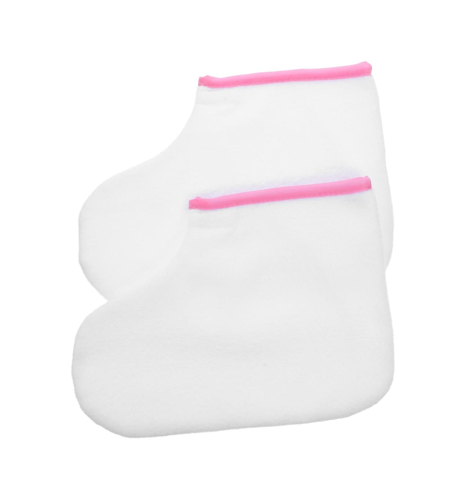 NOLITOY 2 pi ces Housses de Bain Paraffine Coton Doux pour Spa P dicure Chaussons Thermiques Confortables pour Soins Domicile et Salon - Buy Online on GoSupps.com