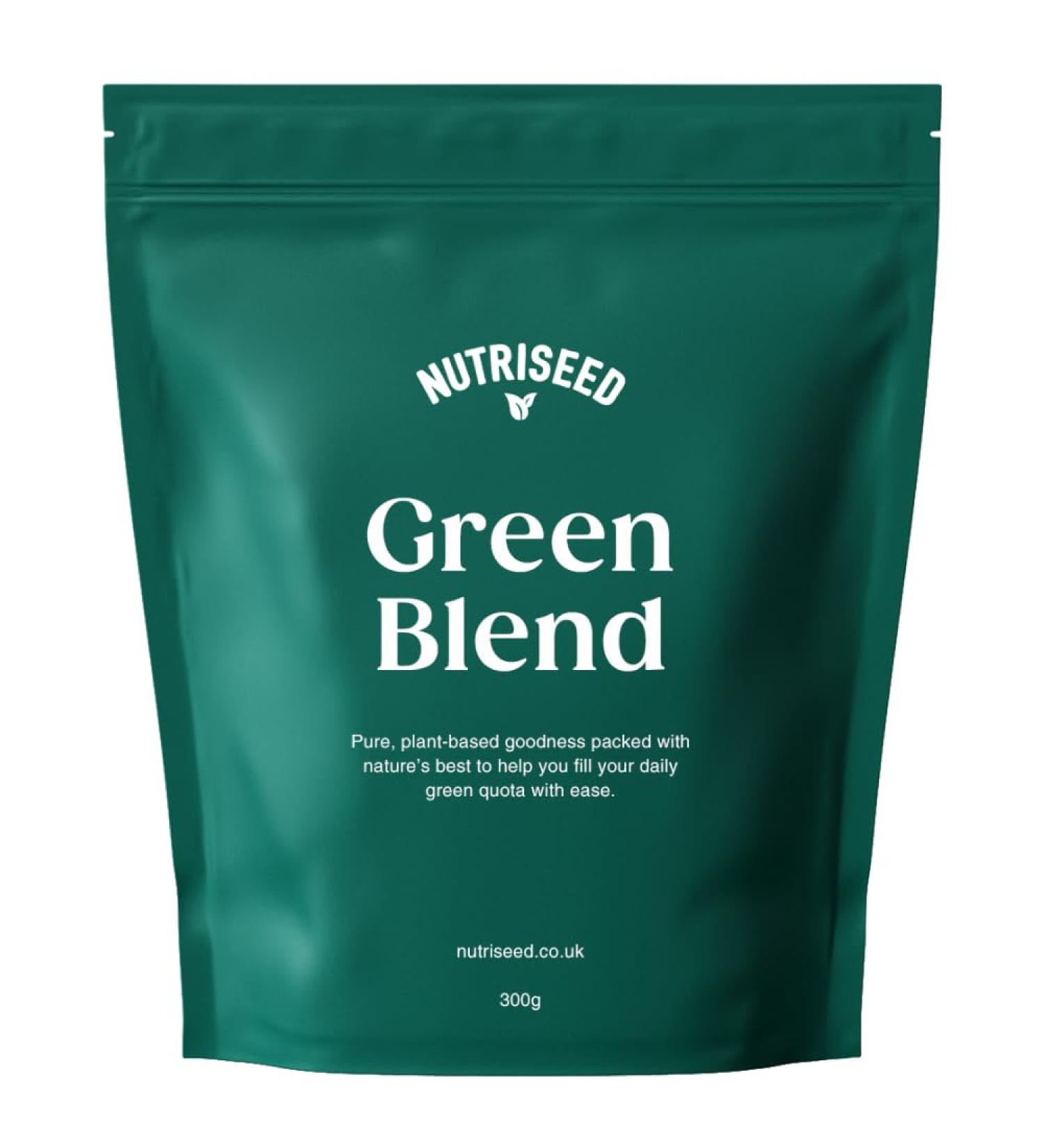 Nutriseed Green Blend: Powerful Superfoods & Adaptogens | Vegan, Gluten-Free, All Natural - 30 Servings - Buy Online on GoSupps.com