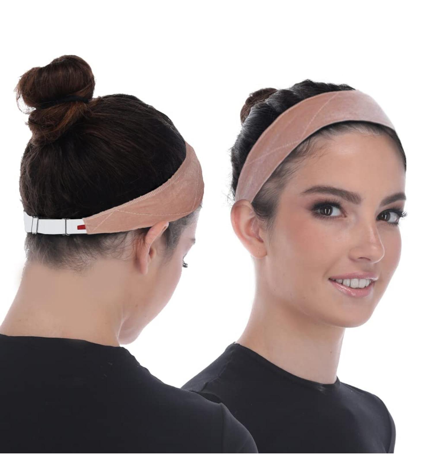 Madison Headwear Wig Grip Headbands for Women - Adjustable Velvet Comfort - No-Slip Lightweight Material - Beige - Buy Online on GoSupps.com