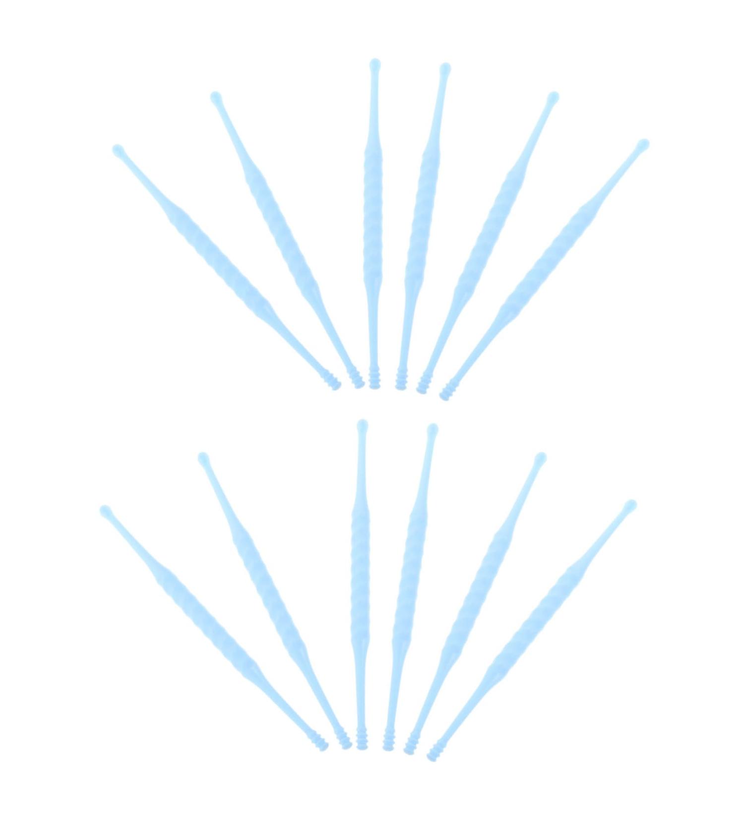 Ipetboom 12Pcs Plastic Wax Cleaner Tool Smooth Edges for Safe Use Easy to Carry Wax Tool for Cleaning - Buy Online on GoSupps.com