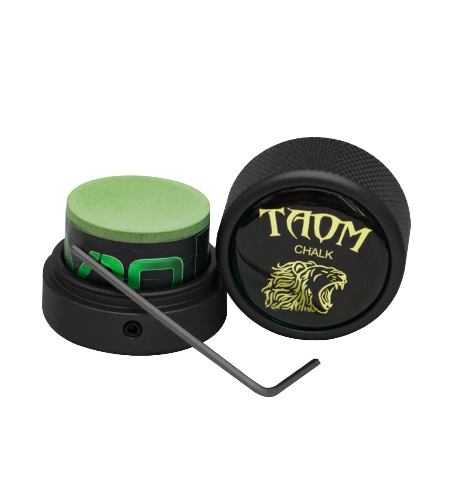 Yeuek Taom Pool Coarse Holder - Magnetic Mini Chalk Point Fall Container - Round Billiard Accessories with V10 Chalk - International Shipping - Buy Online on GoSupps.com