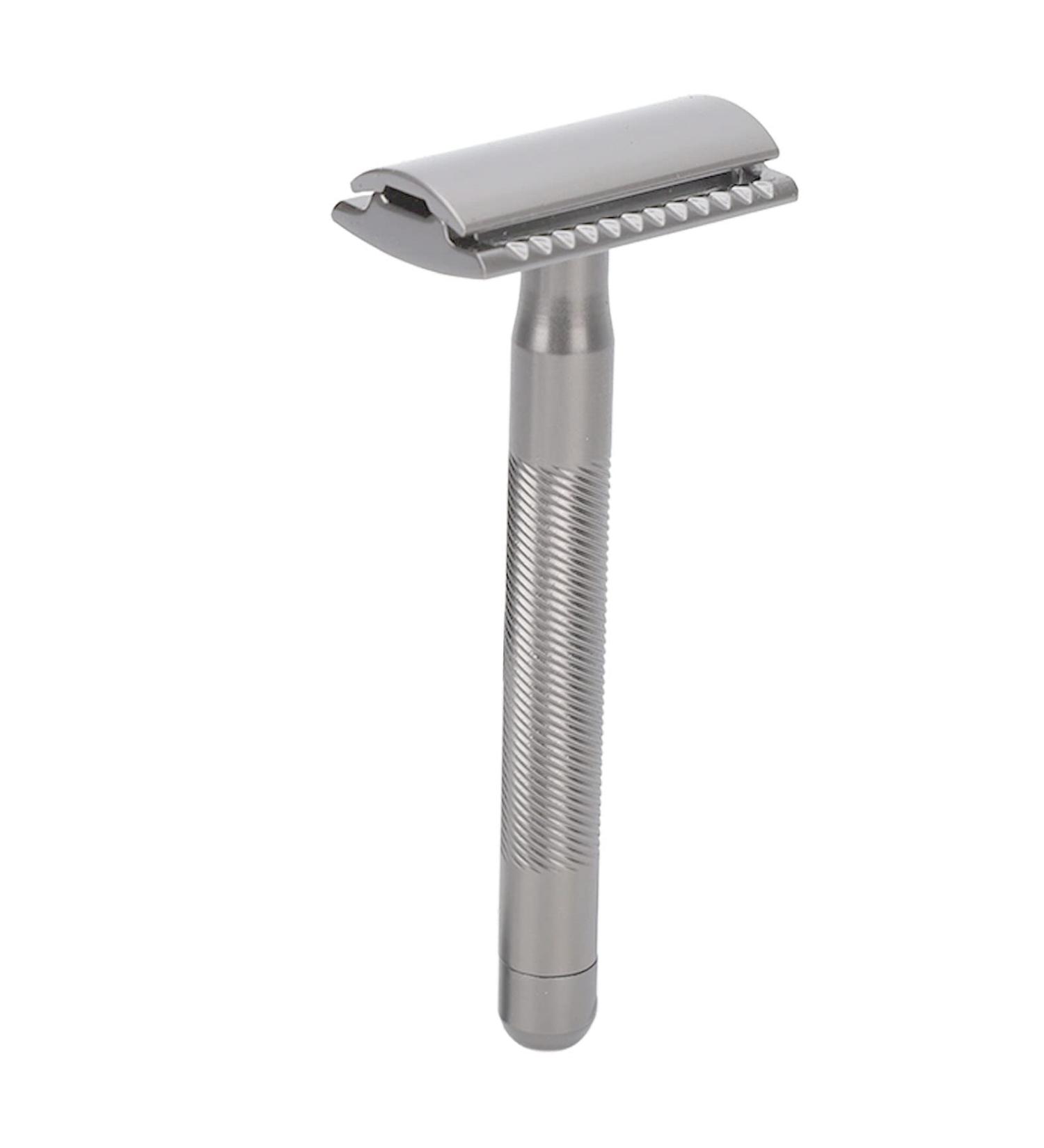 Double Edge Safety Razor - Zinc Alloy & Brass - Perfect Birthday Gift for Travel & Home Facial Care - Buy Online on GoSupps.com