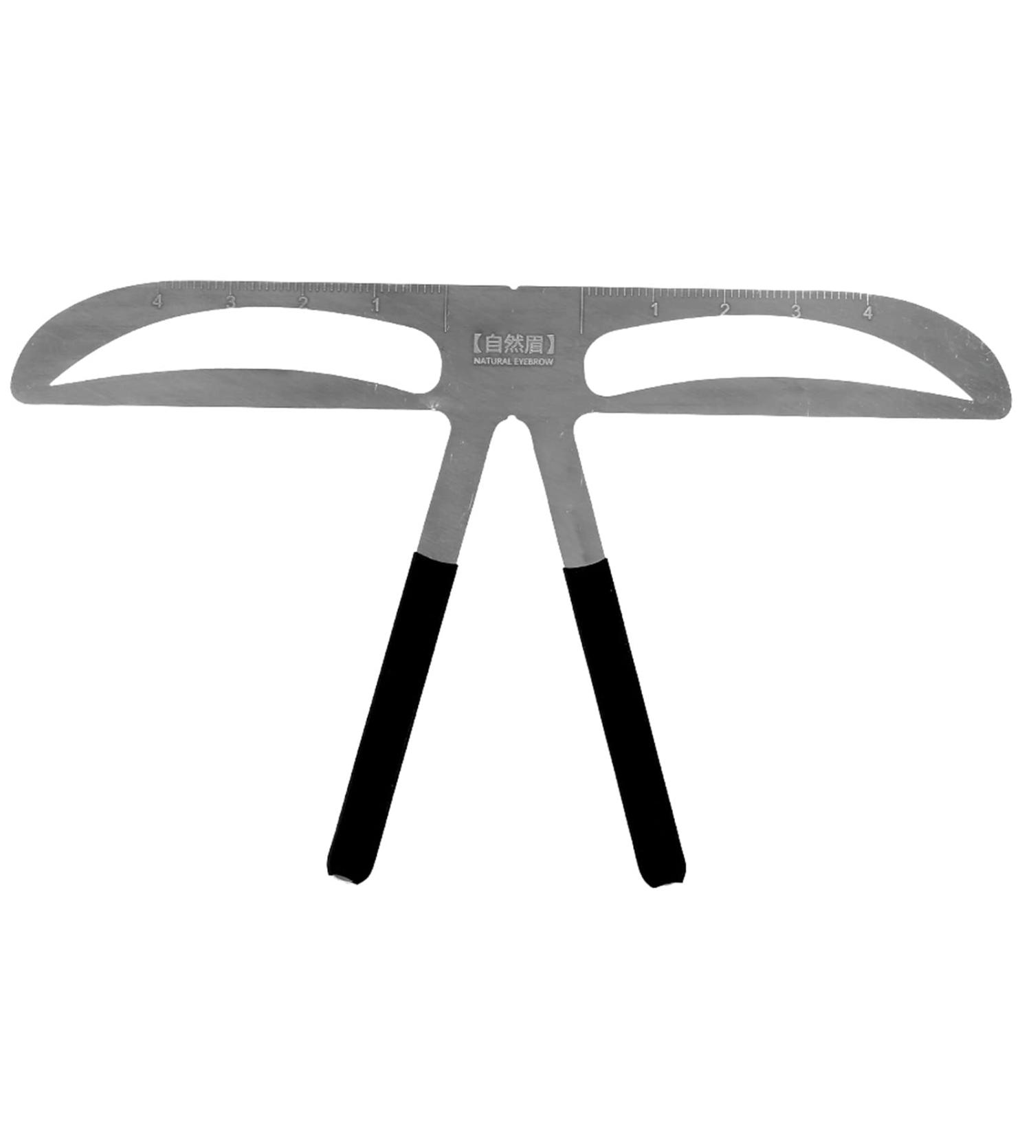 Eyebrow Ruler Makeup Measuring Tool Eyebrow Measurement Tool for Eyebrow Straight Line for Women Ladies Eyebrow (#1) - Buy Online on GoSupps.com