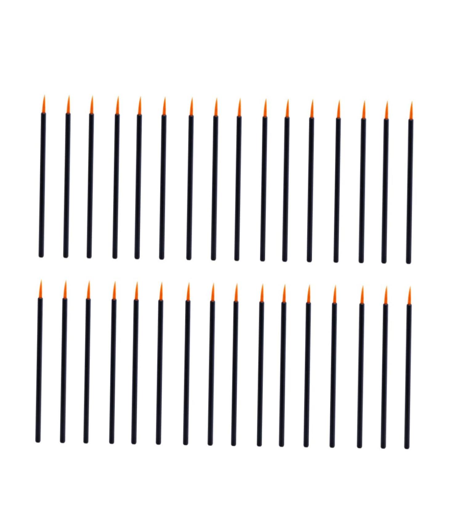 Angoily 100pcs Eyeliner Brush Applicator Disposable Makeup Hard Head Makeup Stick medium As Shown - Buy Online on GoSupps.com