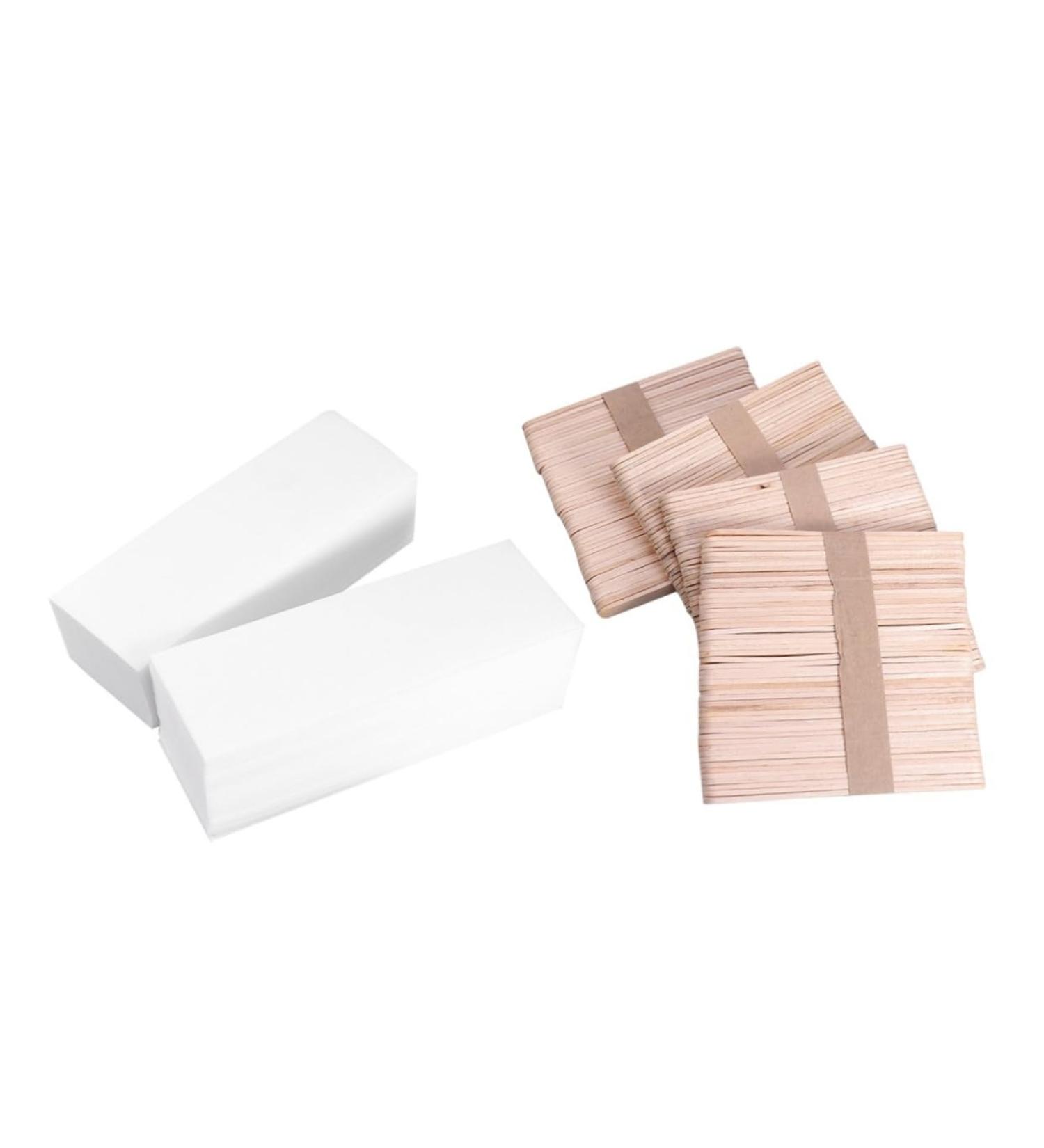 Baluue 400pi ces Bandes D pilatoires pour Visage et Corps Papiers B tonnets de Cire - Buy Online on GoSupps.com