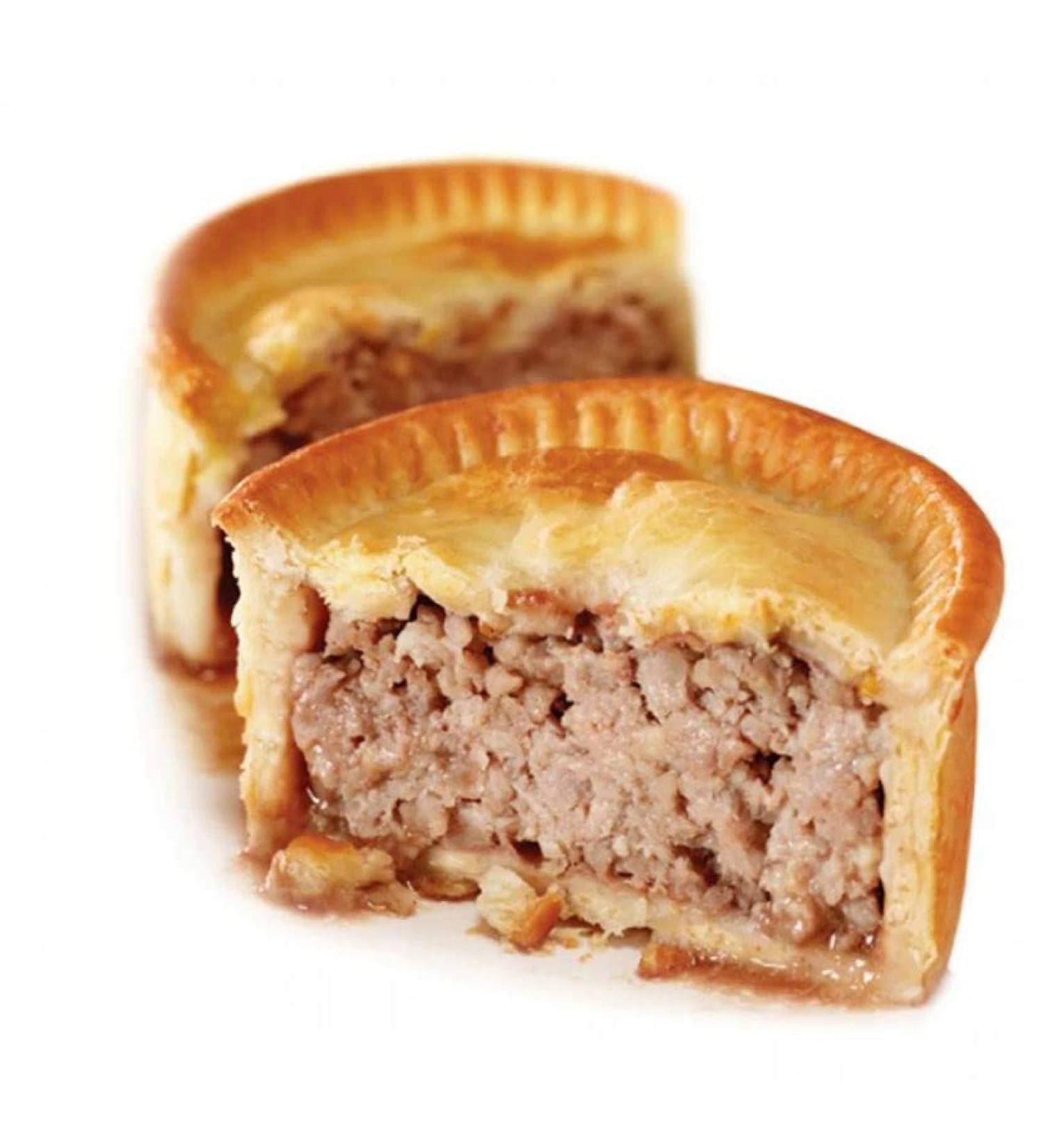 Box of 6 Meat Pie Delicious and Freshly Baked for Our Loyal Customers - Reliable and Award-Winning Family-Owned Craft Bakery for Over 60 Years