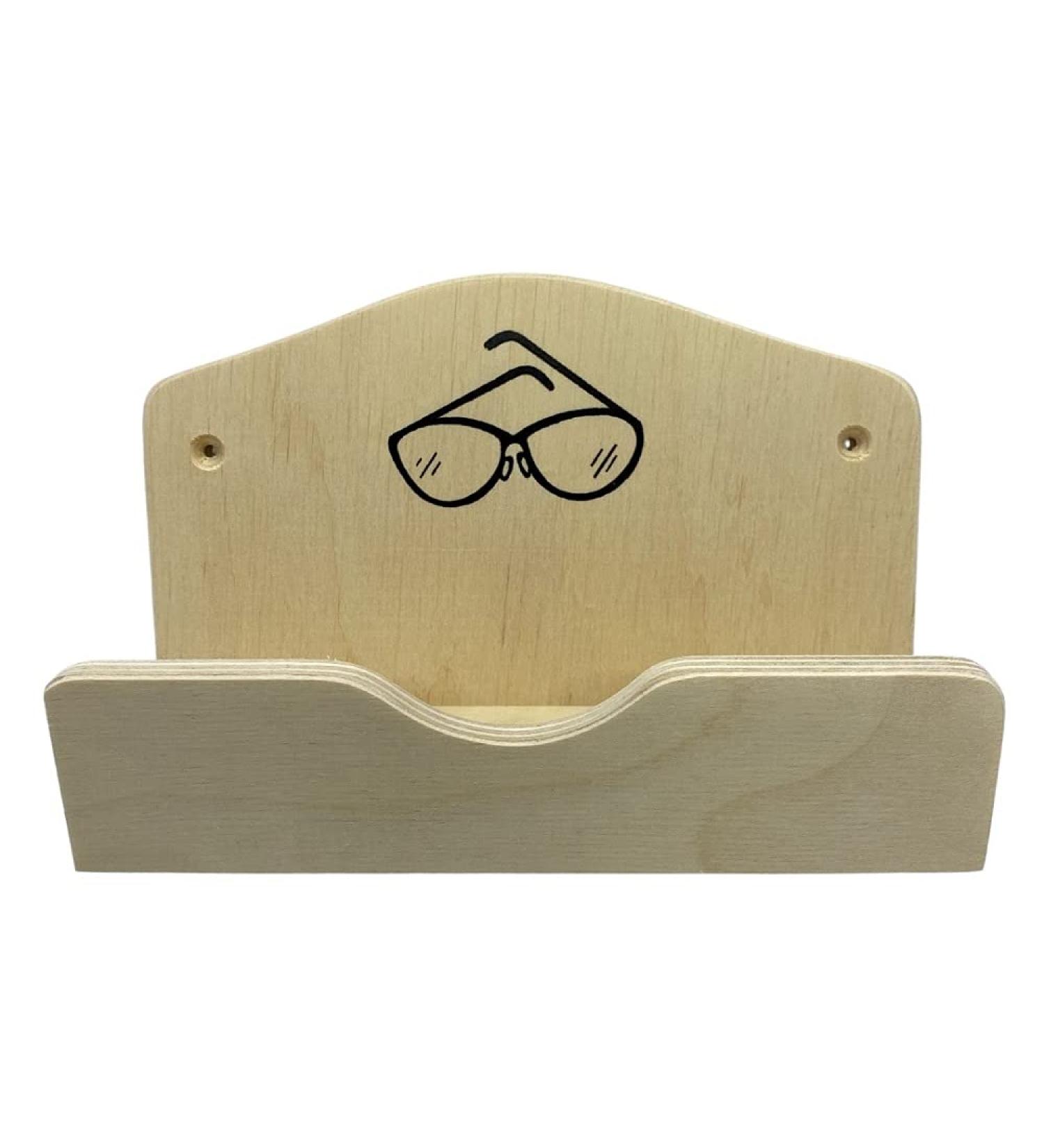 Davartis Sauna Glasses Holder - Wooden Glasses Rack with Picture Motif | 1 PC - International Shipping - Buy Online on GoSupps.com