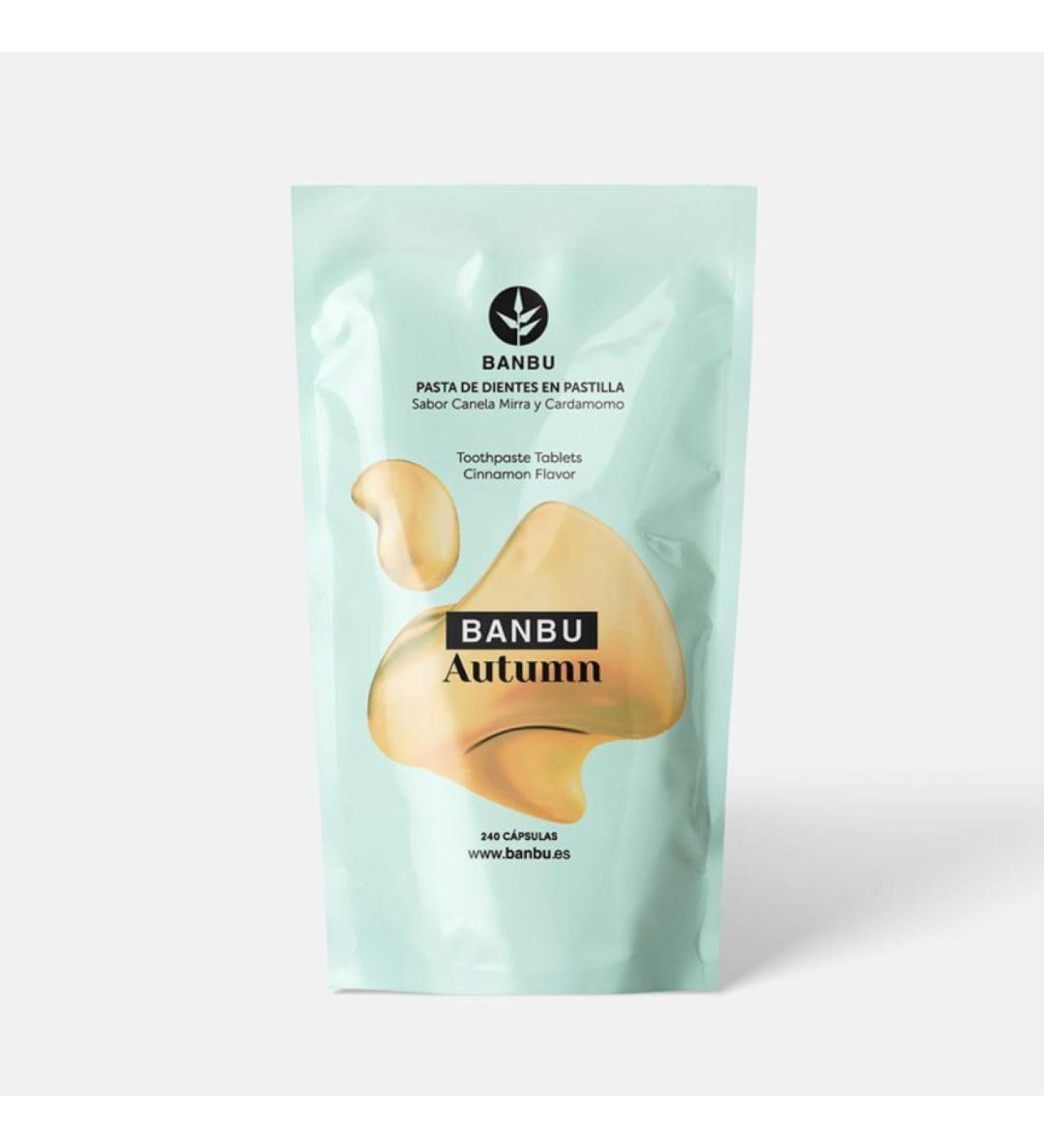  BANBU Autumn Toothpaste Lozenges | Cinnamon Myrrh and Cardamom Flavor | 240 Lozenges | Natural | BANBU - Buy Online on GoSupps.com