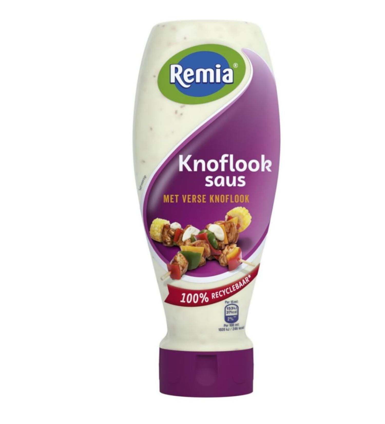 With Pufai Grocery Garlic Sauce, Remia 500ml