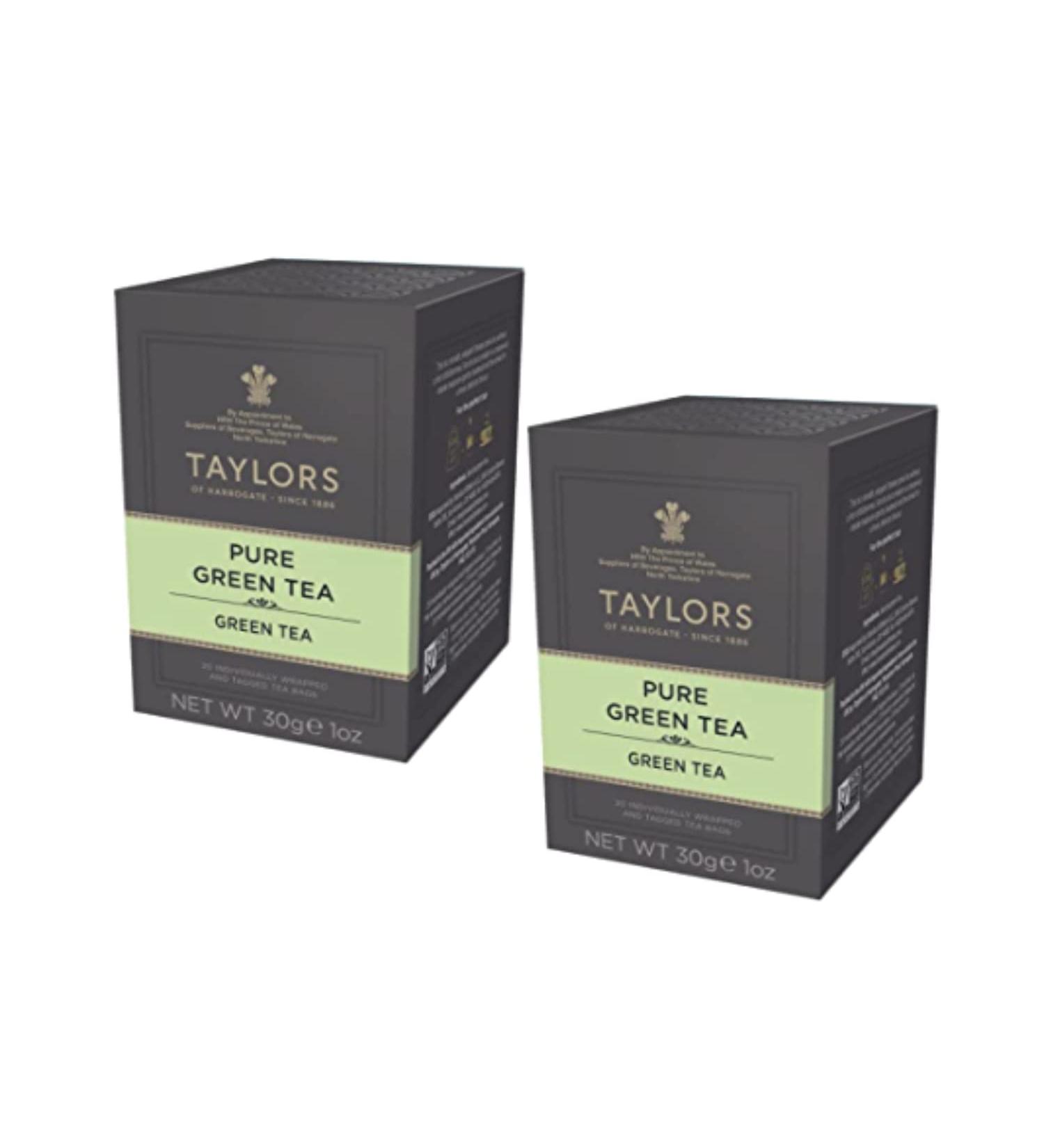  TAYLORS Taylors | Pure & Light Green Tea - 2 x 20 Tea Filters (60 Gr) | Pure Sencha Green Tea - Buy Online on GoSupps.com