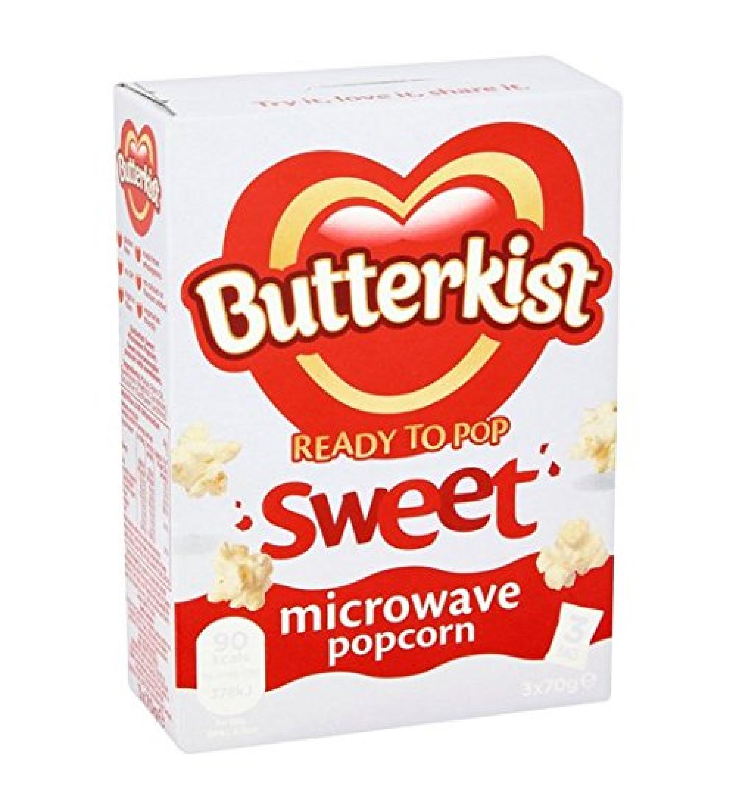 Butterkist Butterkist Microwave Sweet Popcorn 210g