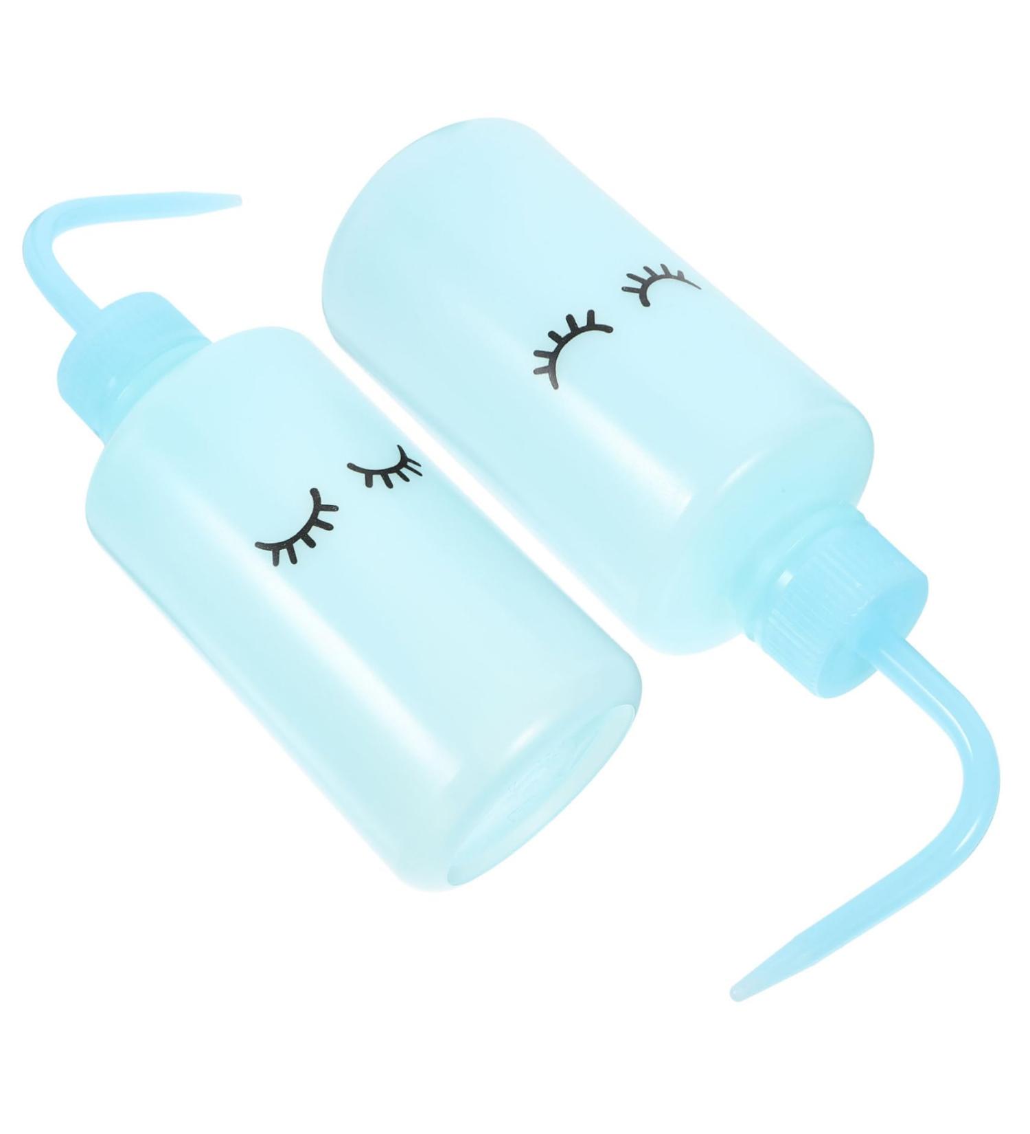 Beavorty Ergonomic Design 250ml Eyelash Washing Bottle Squeeze Function Easy for Cleaning Eyelashes and Watering Plants Blue - Buy Online on GoSupps.com