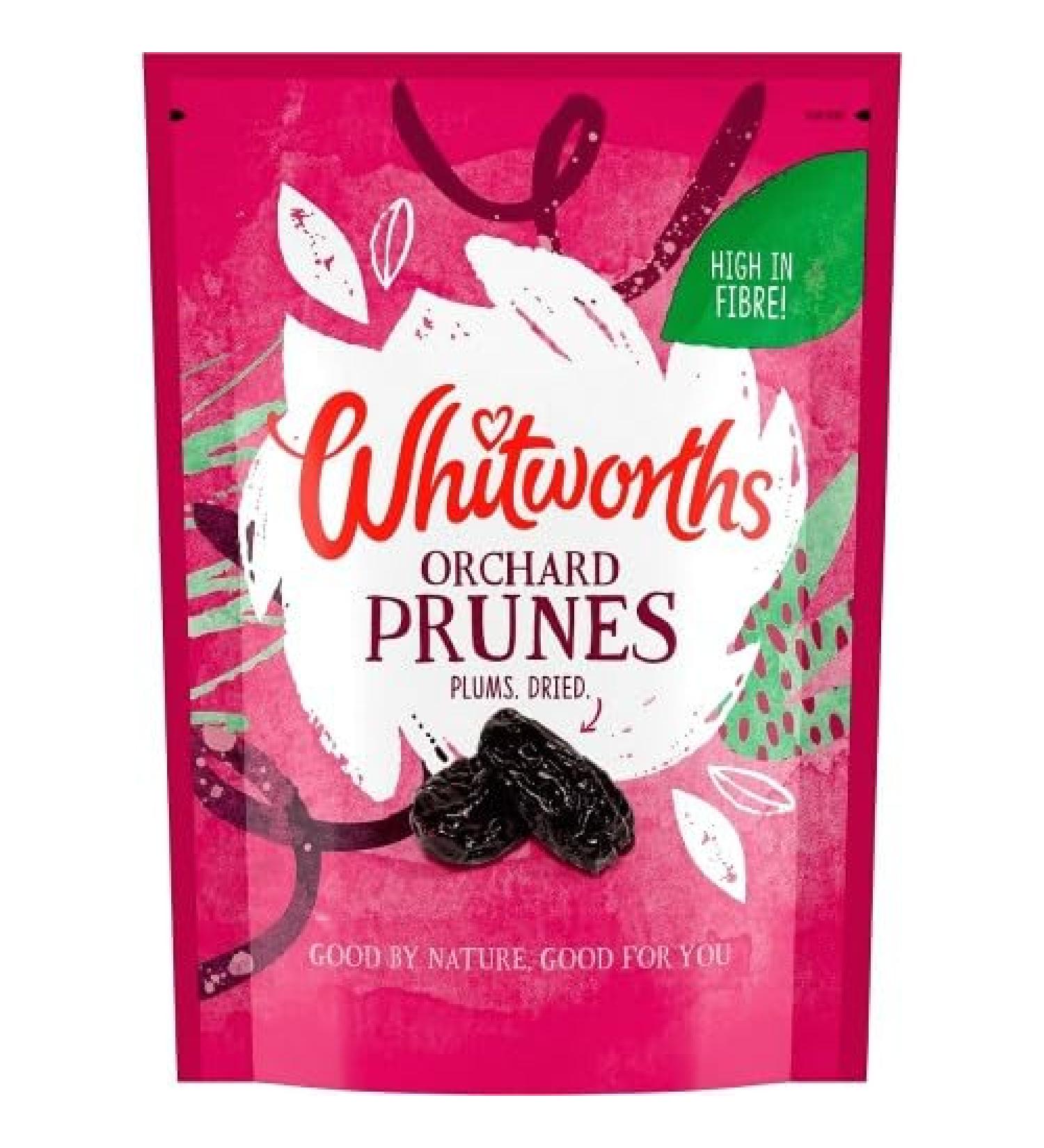 Generic Whitworths | Prunes 190g | Partially Rehydrated Prunes | Plums Dried | High in Fibre! | Suitable for Vegans - Buy Online on GoSupps.com