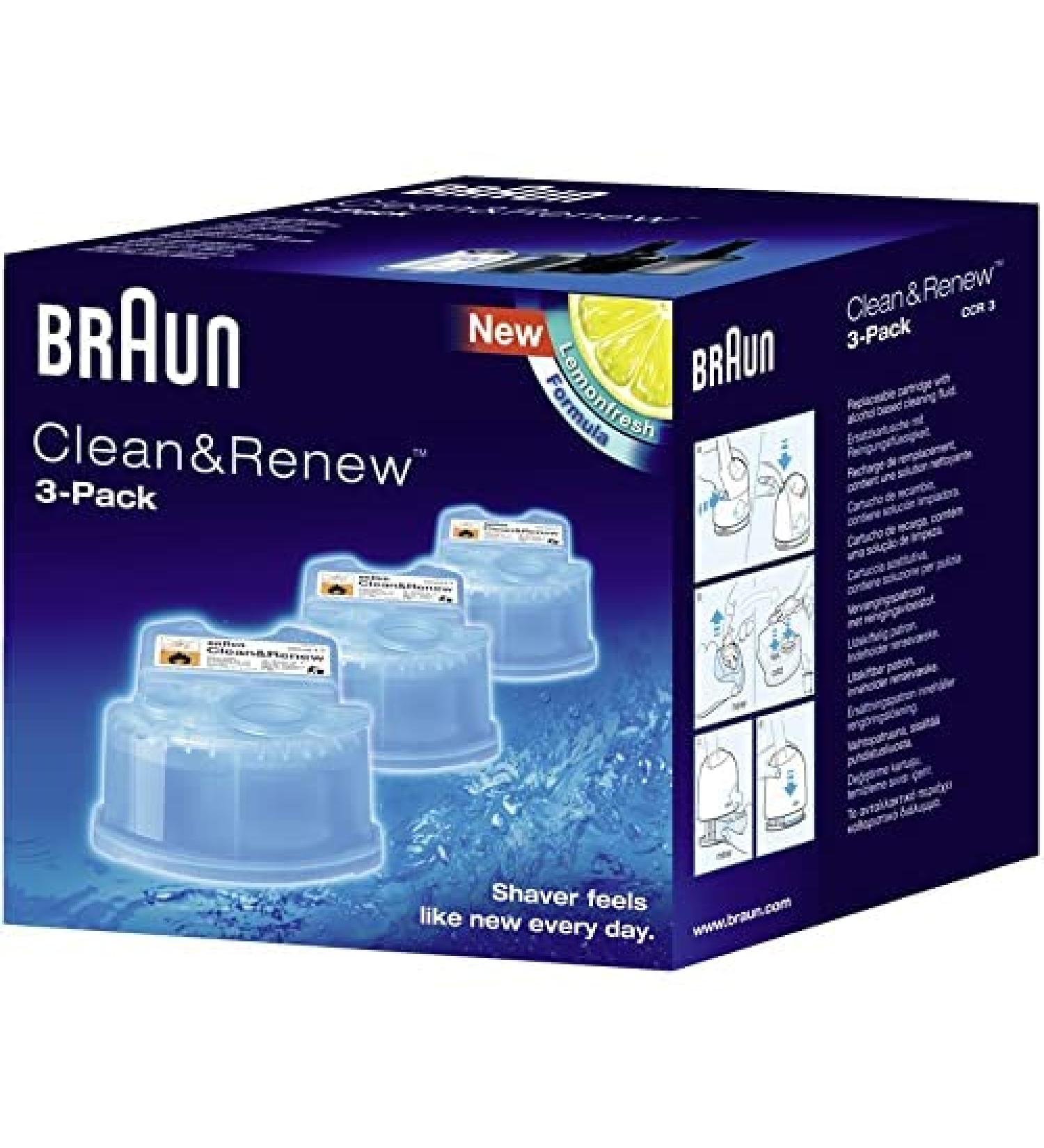 Braun CCR 3 Clean&Renew 3-pack
