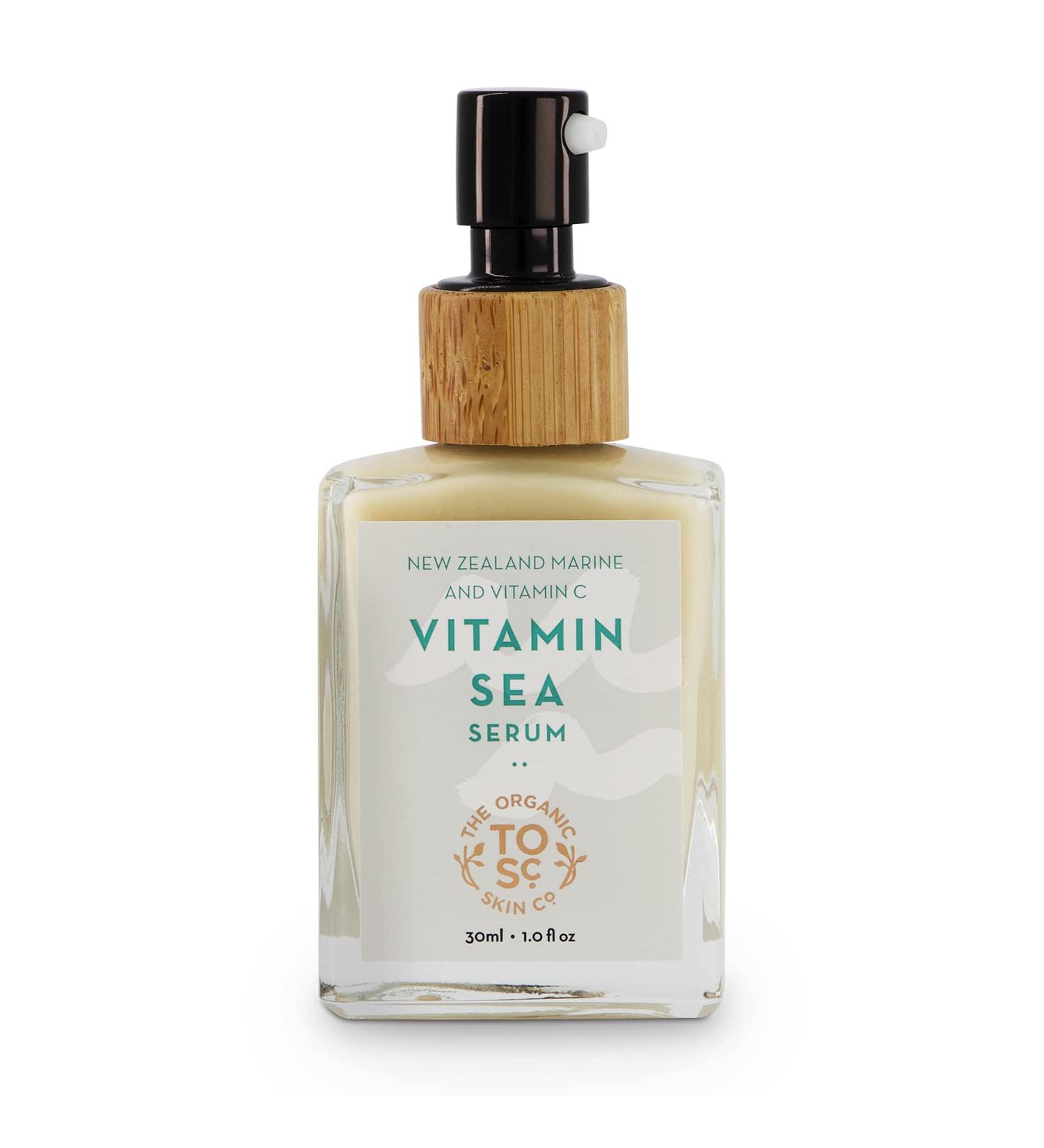 Vitamin C Face Serum for Glowing Skin | Anti-Aging Brightening Serum with Organic Oils | Vegan Collagen Boosting Antioxidant | 30mL - Buy Online on GoSupps.com