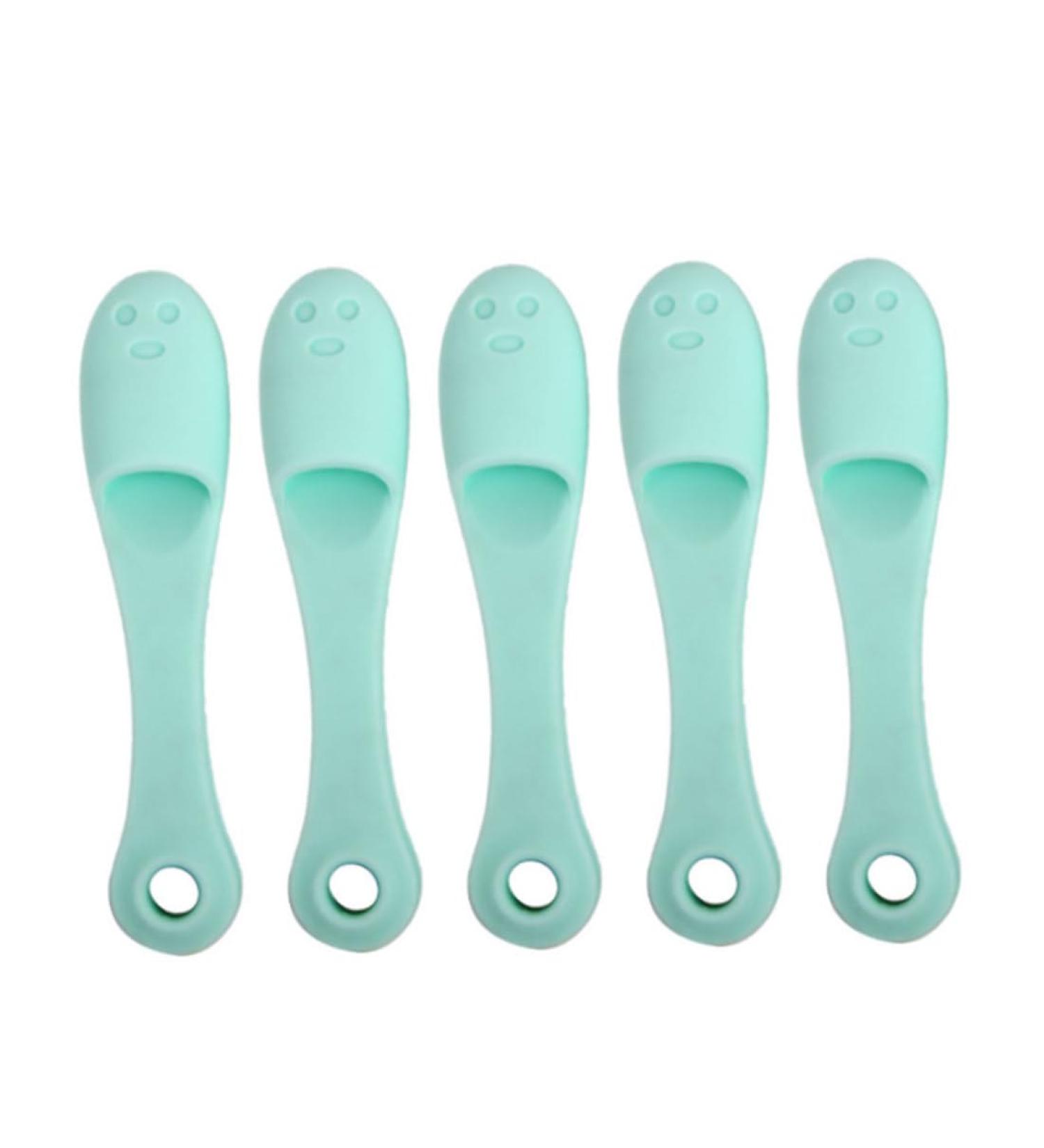 Silicone Nose Brush Face Scrubber - 5PCS Manual Blackhead Remover & Exfoliator Tool for Pore Cleansing | Ideal Skin Care Solution - Buy Online on GoSupps.com