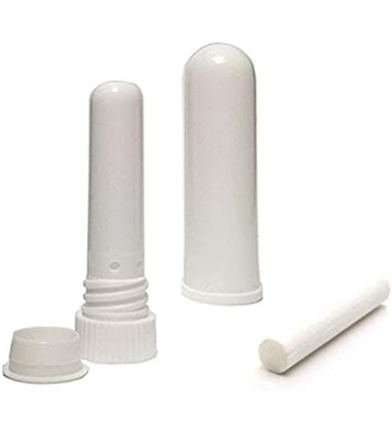500Pcs Blank Nasal Inhaler Sticks Blank Aroma Nasal Inhalers Compatible with DIY Essential Oil Cotton Wicks White Pleasant63 - Buy Online on GoSupps.com