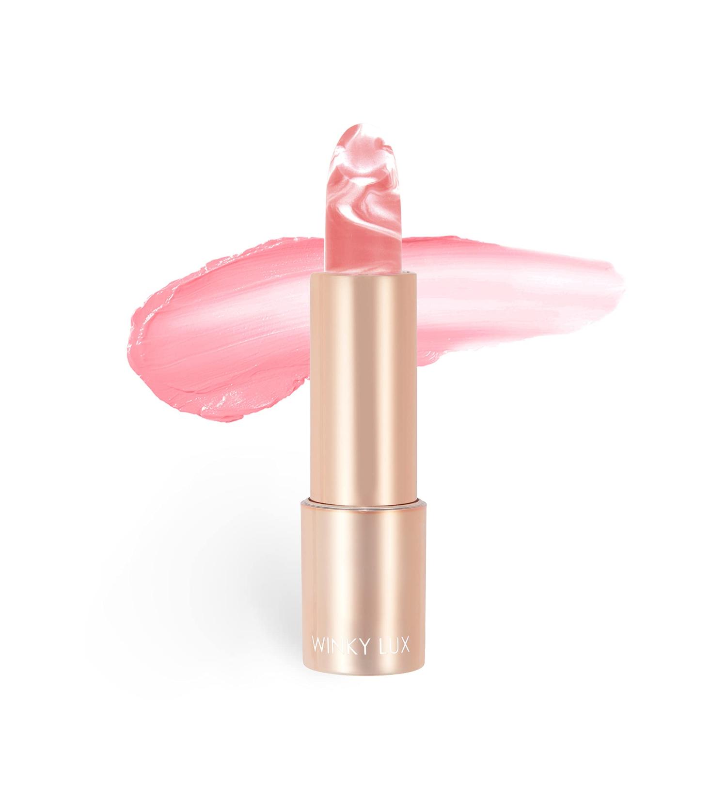 Winky Lux Marbleous Balm - Tinted Lipstick & Hydrating Lip Balm with Ceramides & Coconut Oil (Dreamy) - Buy Online on GoSupps.com