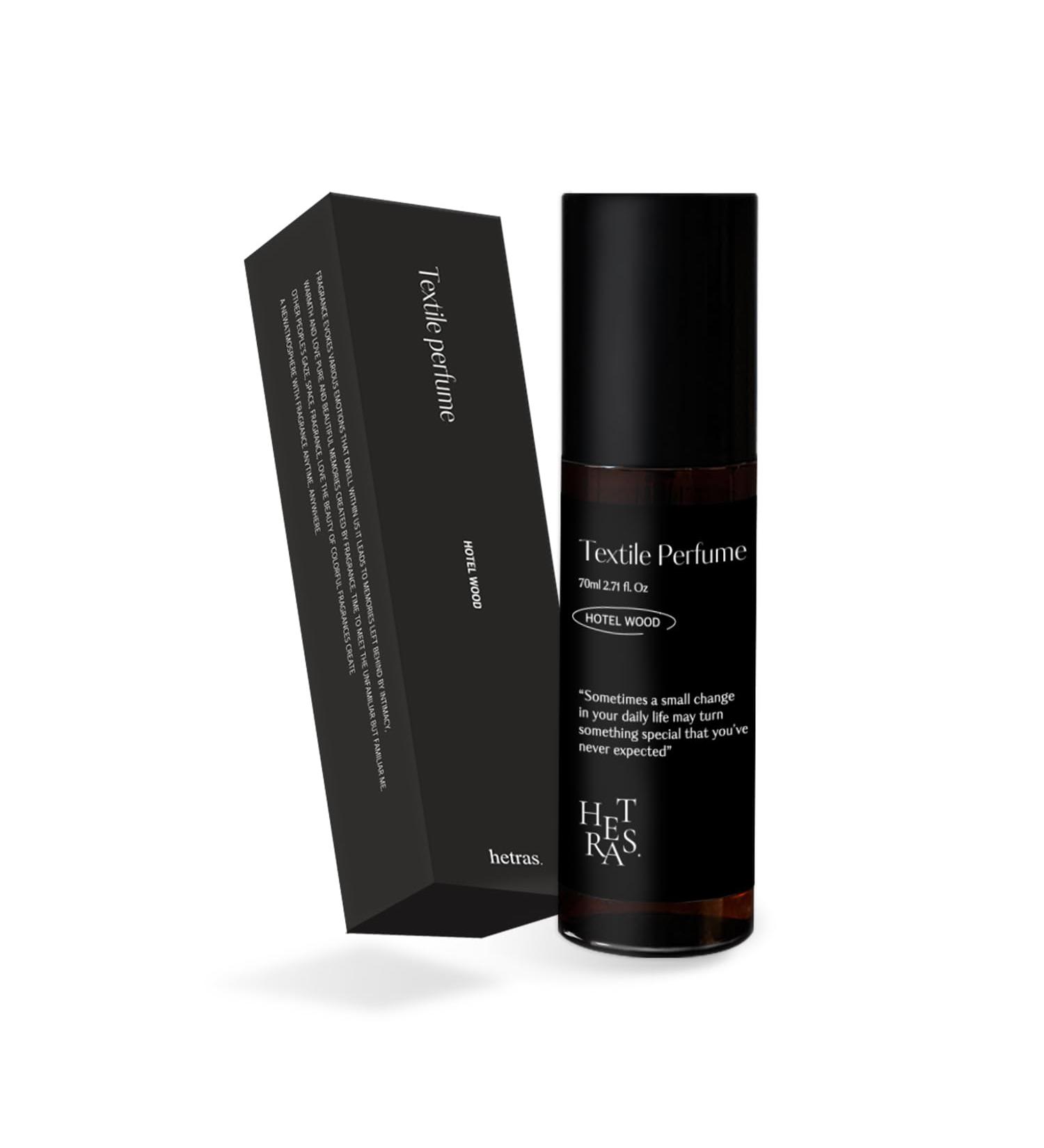 Textile Perfume 2.7 fl oz | Hotel Wood Scent | Long-Lasting Fabric Fragrance | Travel-Size Odor Eliminator & Air Freshener | Natural Essential Oils - Buy Online on GoSupps.com