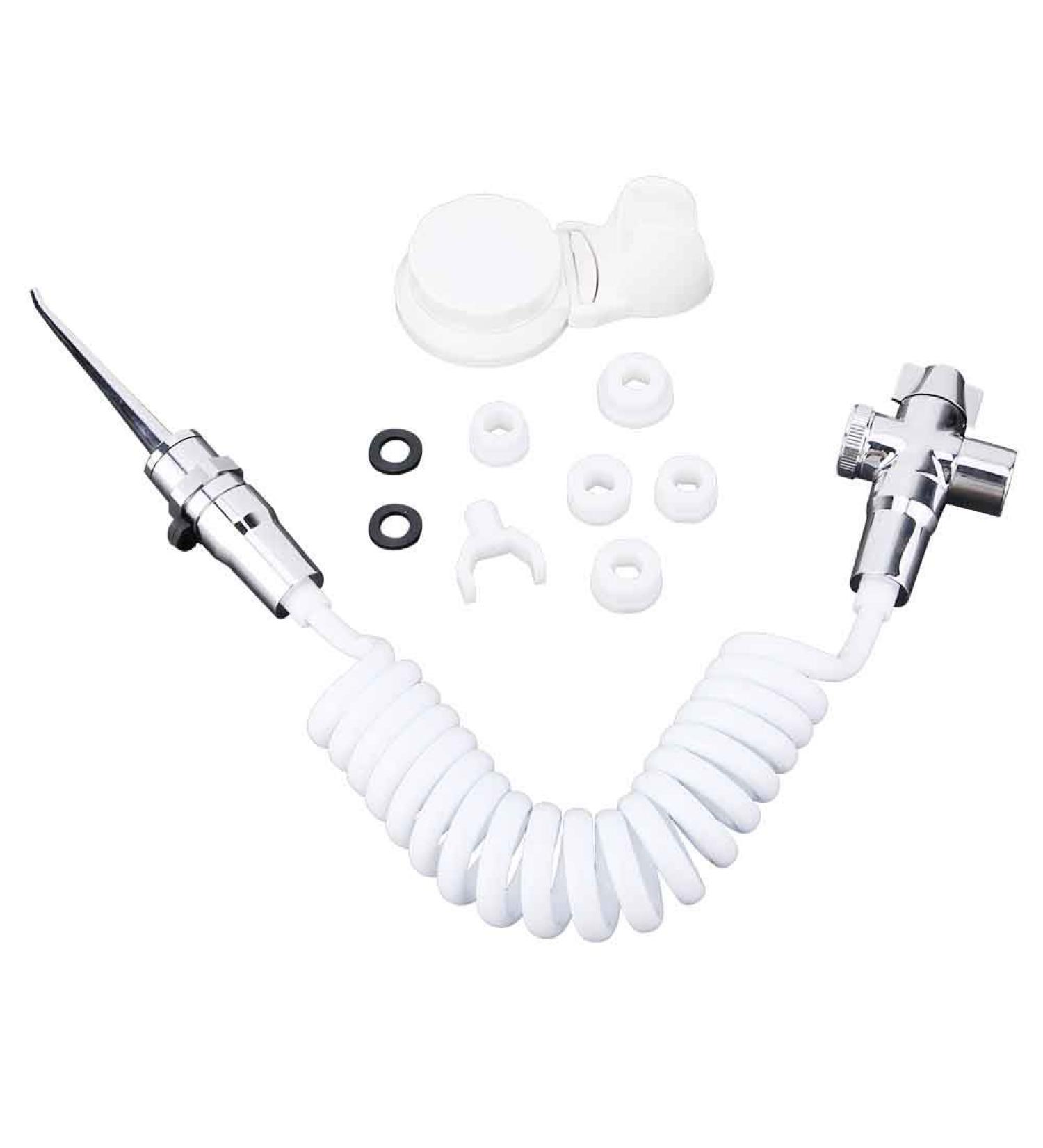Bidet Sprayer Handle Set - Premium Toilet Shower Head & Dental Water Nozzle for Ultimate Hygiene | International Shipping Available - Buy Online on GoSupps.com
