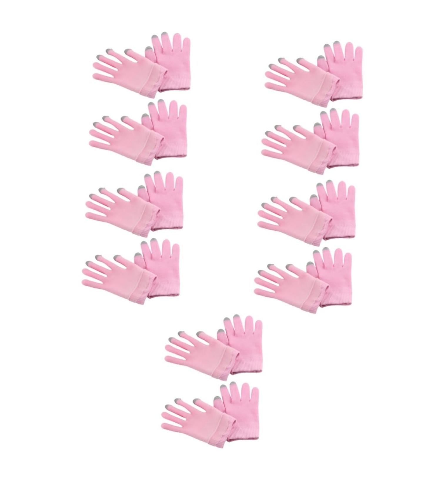 minkissy 10 Pairs Moisturizing Gloves Hand Covering Conductive Yarn Touch Screen Pink Miss - Buy Online on GoSupps.com