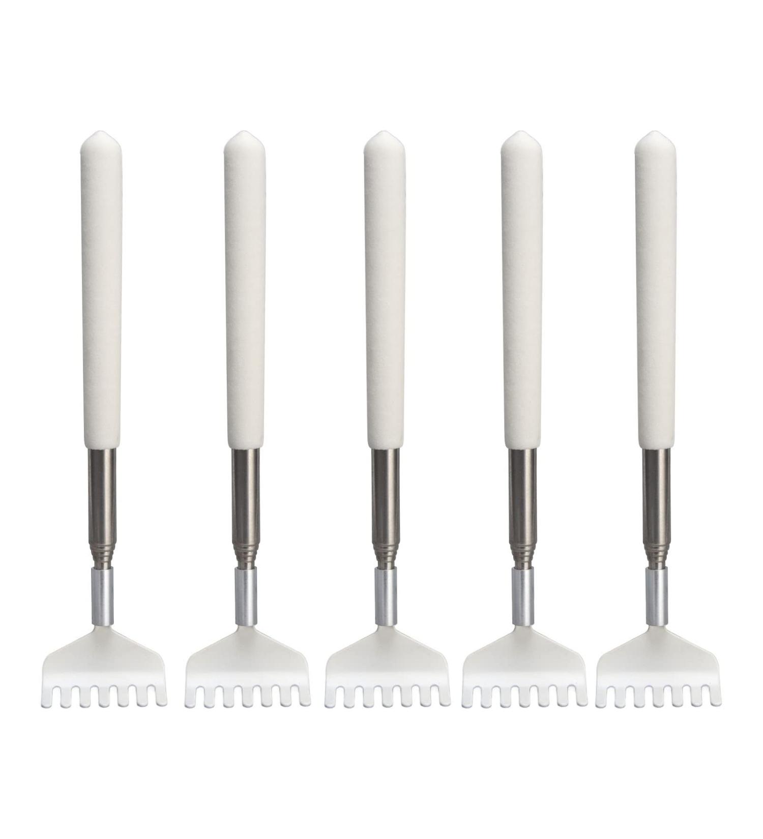 5-Piece Portable Telescopic Metal Back Scratchers - Handheld Massagers for Relaxation & Healthcare - Buy Online on GoSupps.com