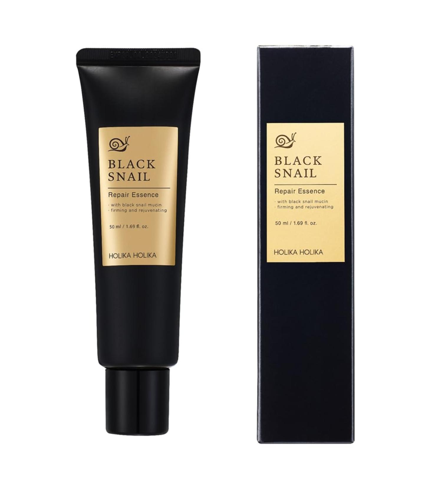 Holika Holika Prime Youth Black Snail Repair Essence 50ml - Best Moisturizing Serum for Youthful Skin | Shop Internationally - Buy Online on GoSupps.com