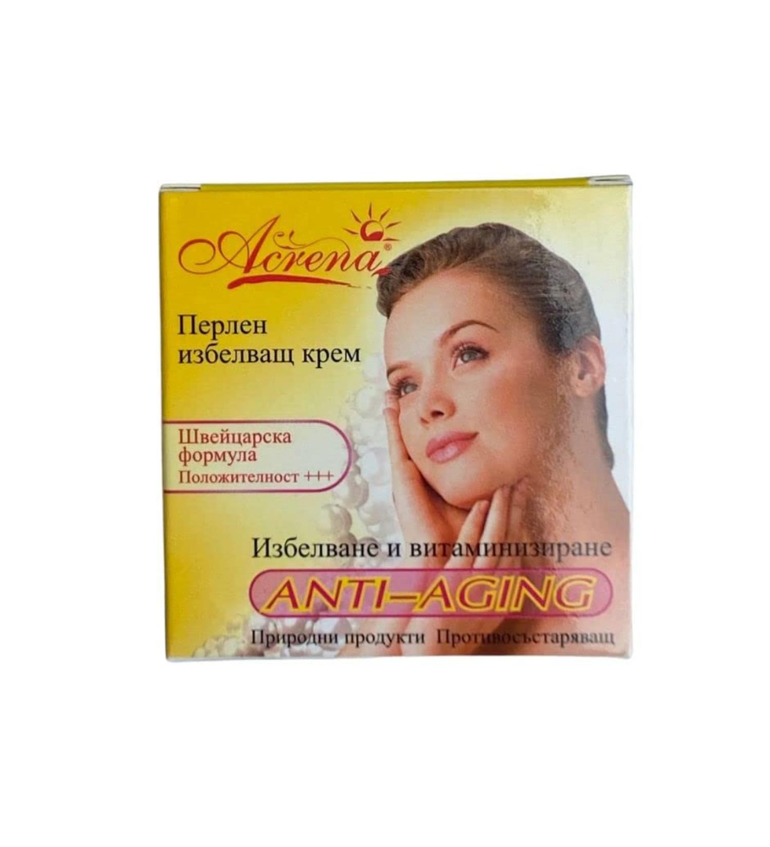 Acrena Anti-Aging Anti-pigmentation Lightening Cream with Natural Extract | Pimple Spots | Freckles | Scar Marks | Swiss Formula | UV | Vitamin E | 4gr - Buy Online on GoSupps.com